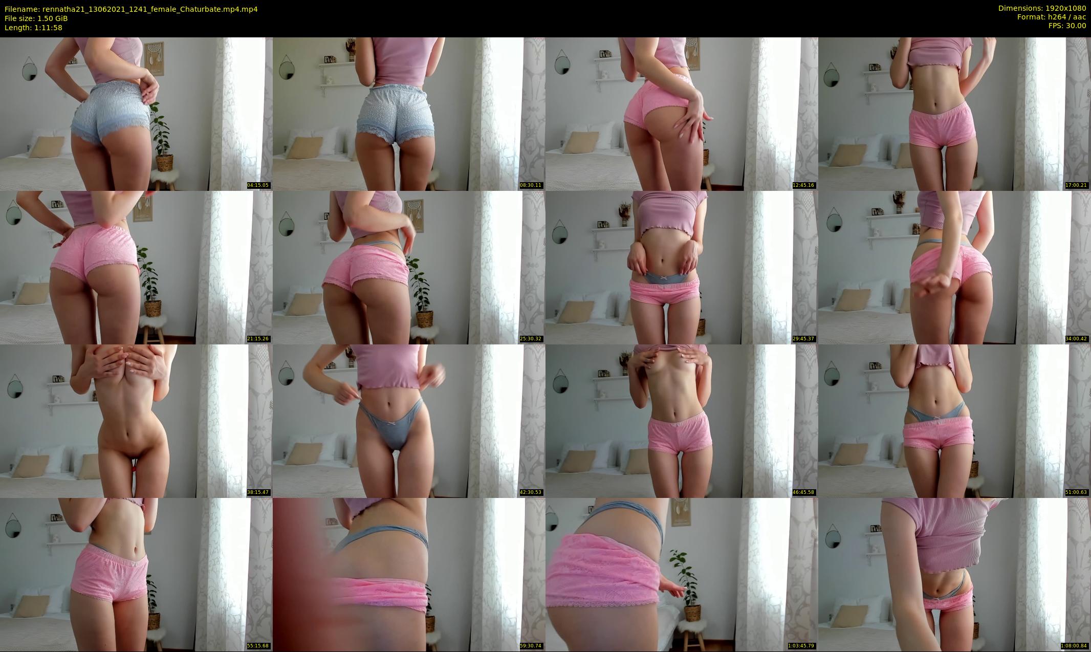 rennatha21 — 72 minute Chaturbate female cam show recording, 1080p, Jun 13, 2021