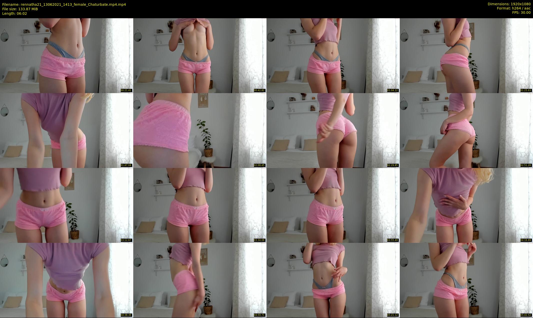 rennatha21 — 7 minute Chaturbate female cam show recording, 1080p, Jun 13, 2021