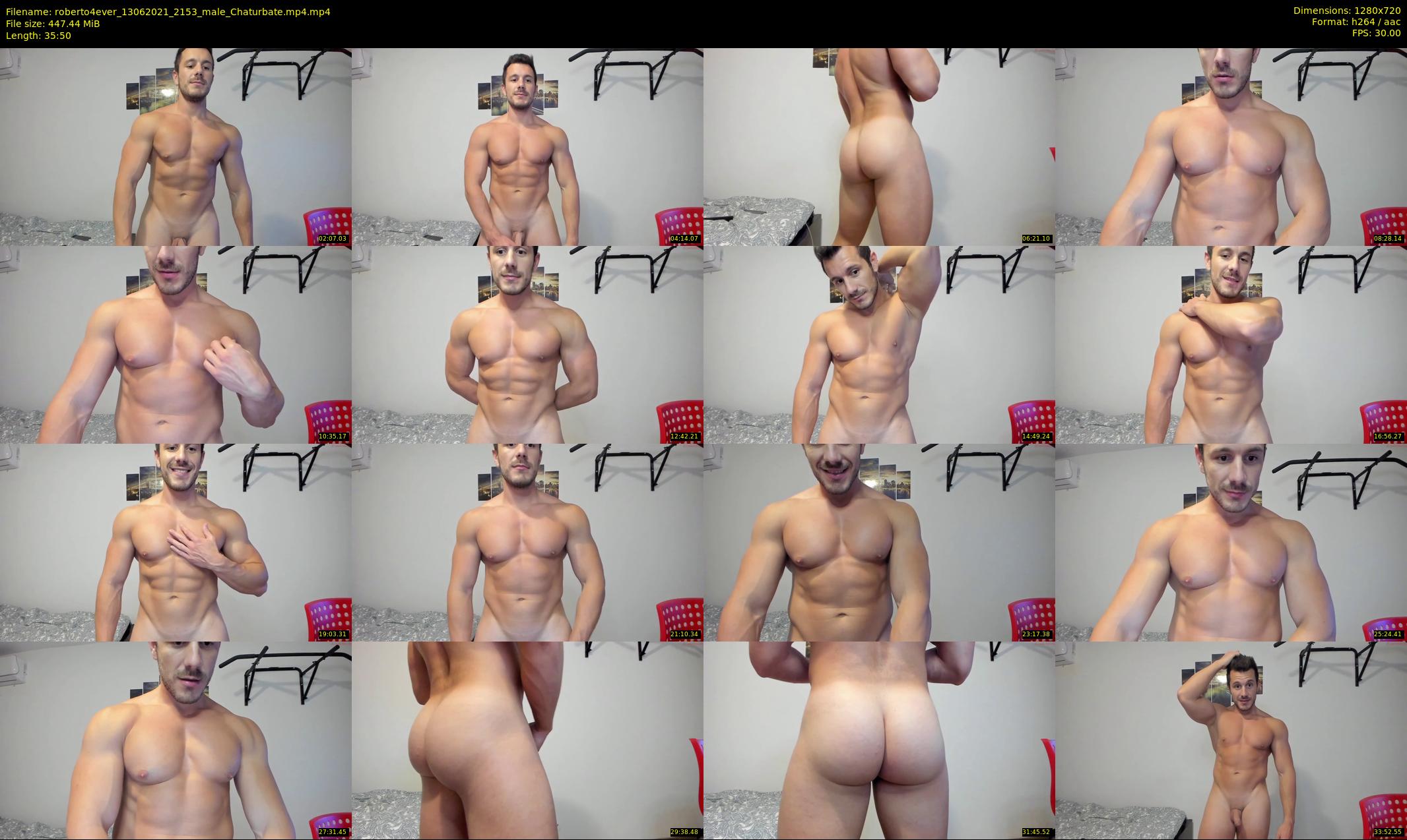 roberto4ever — 36 minute Chaturbate male cam show recording, 720p, Jun 13, 2021