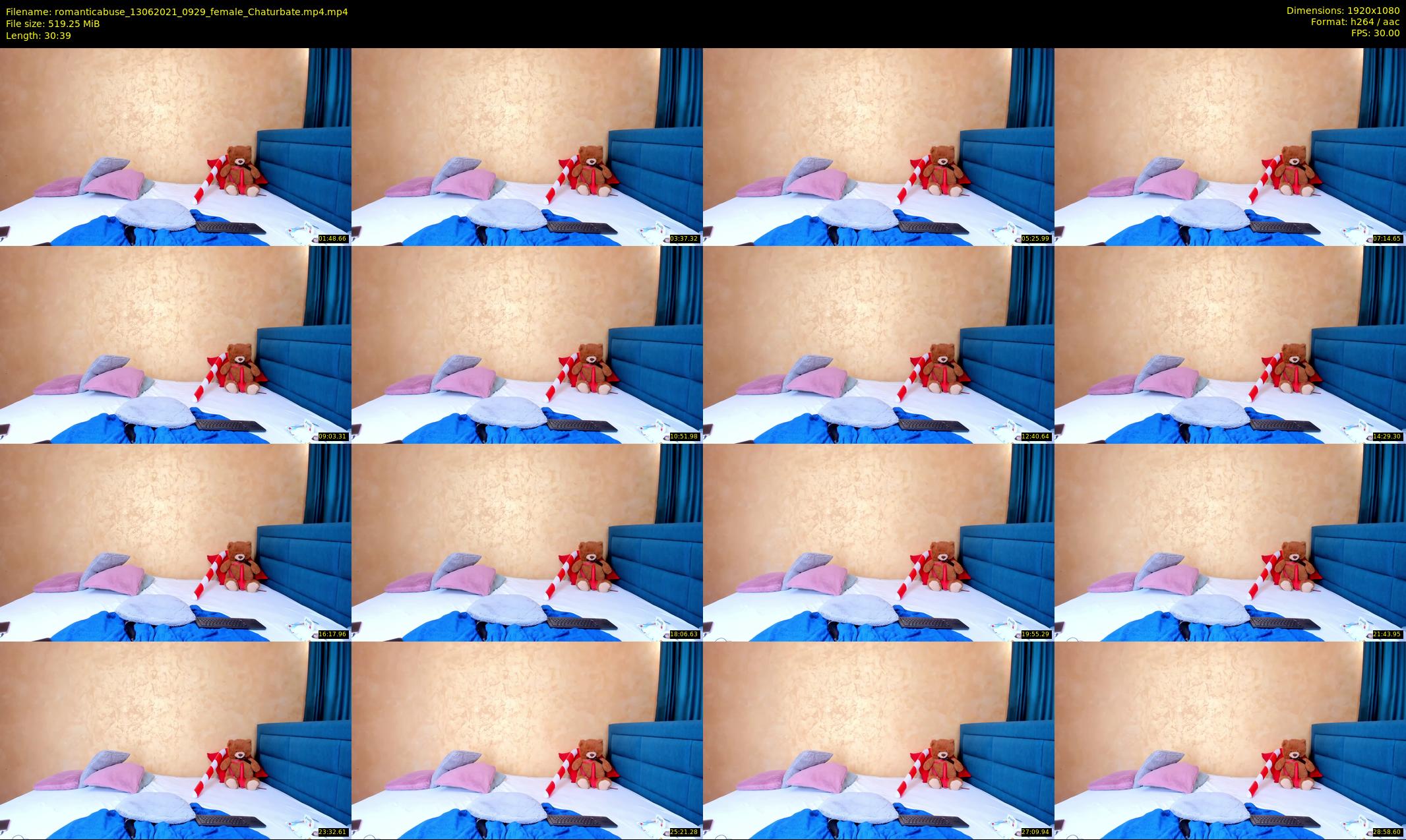romanticabuse — 31 minute Chaturbate female cam show recording, 1080p, Jun 13, 2021