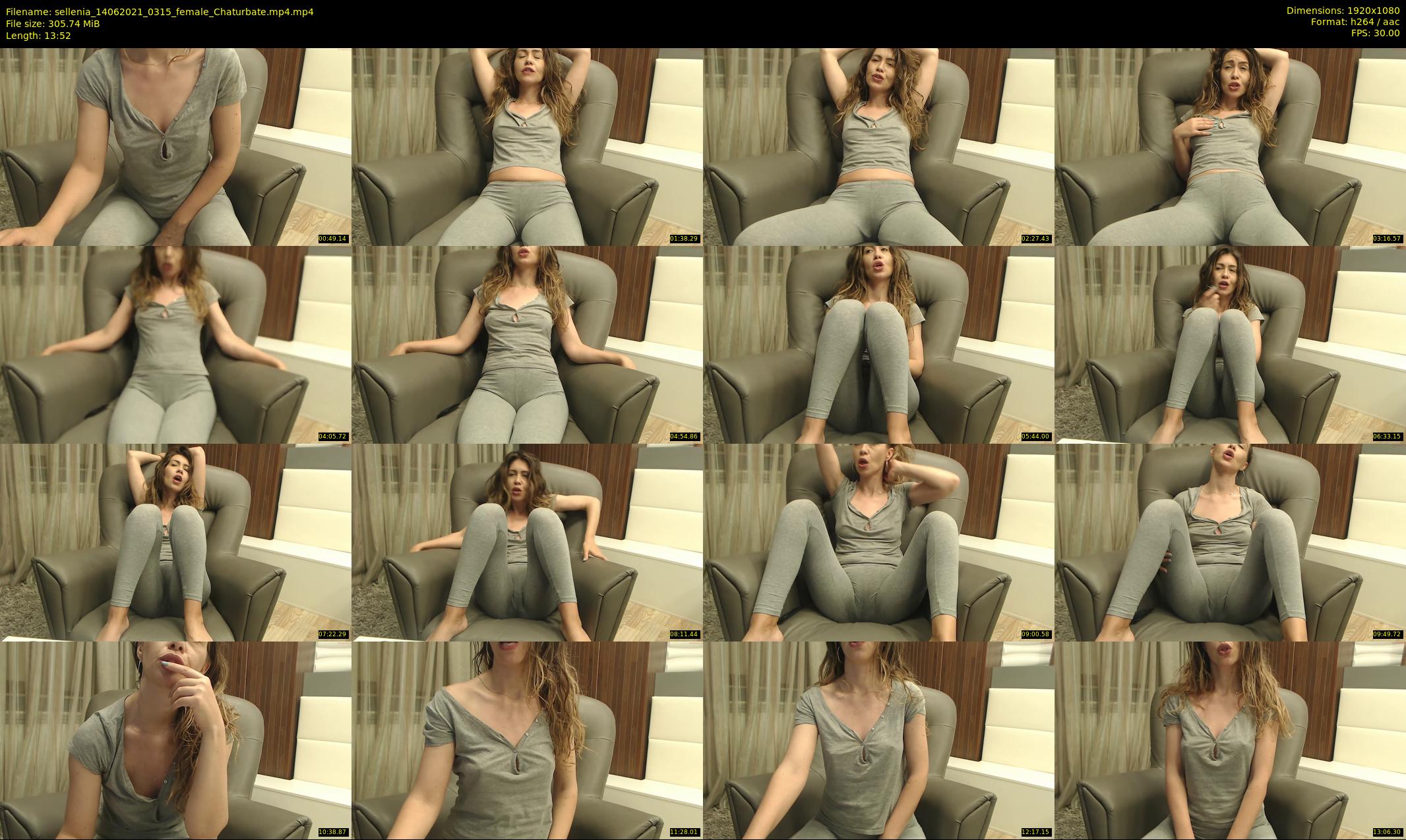 sellenia — 14 minute Chaturbate female cam show recording, 1080p, Jun 14, 2021