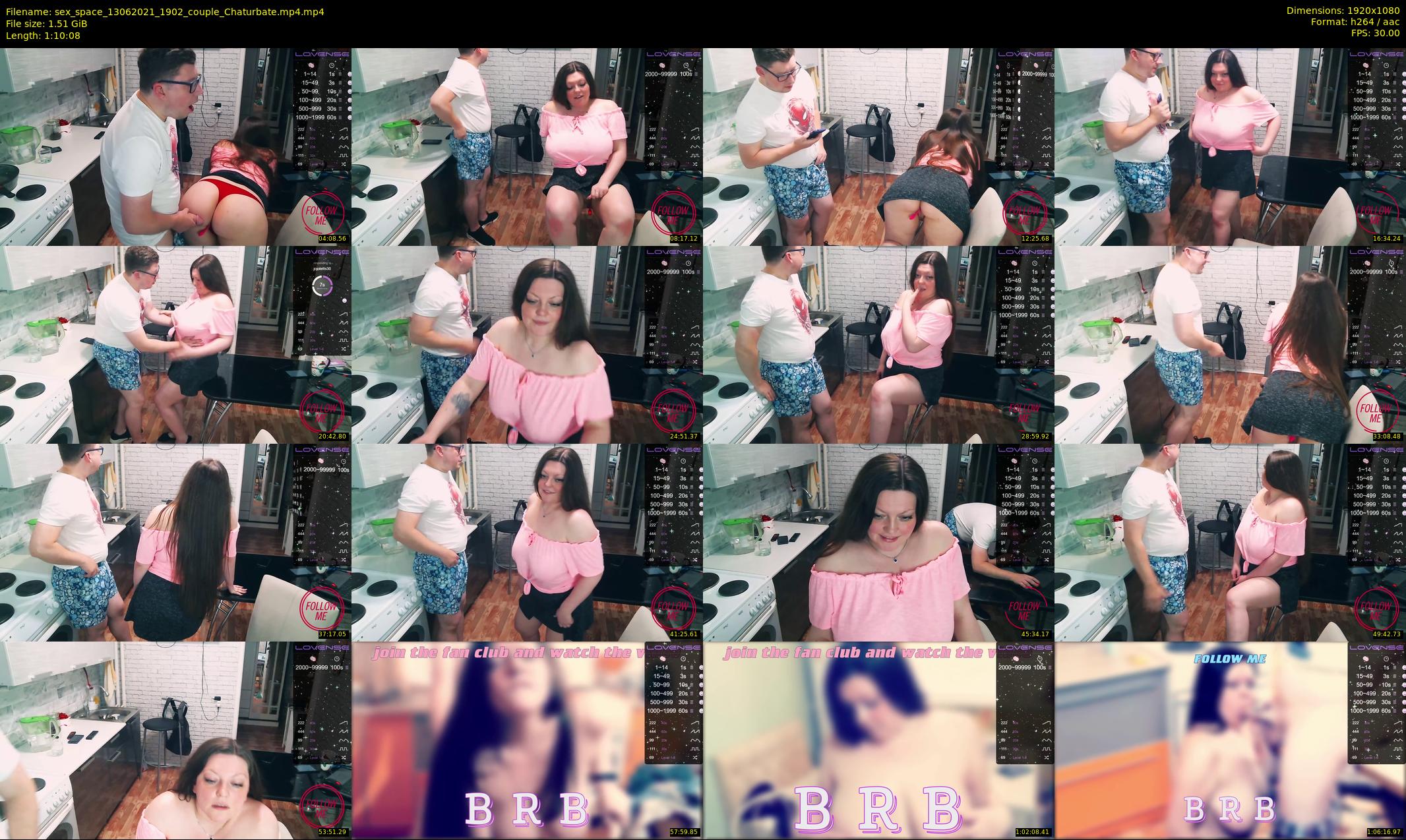 sex_space — 71 minute Chaturbate couple cam show recording, 1080p, Jun 13, 2021