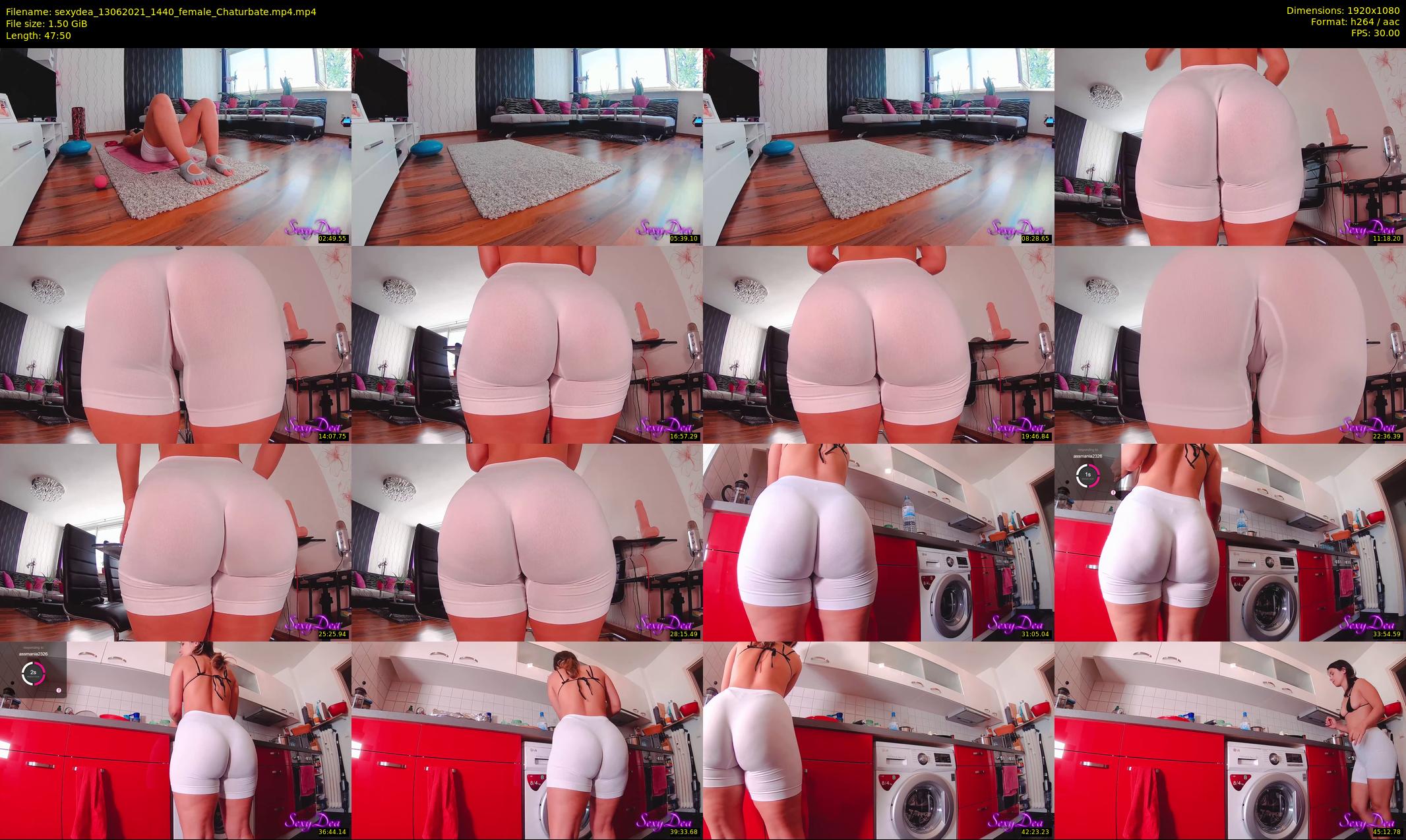 sexydea — 48 minute Chaturbate female cam show recording, 1080p, Jun 13, 2021