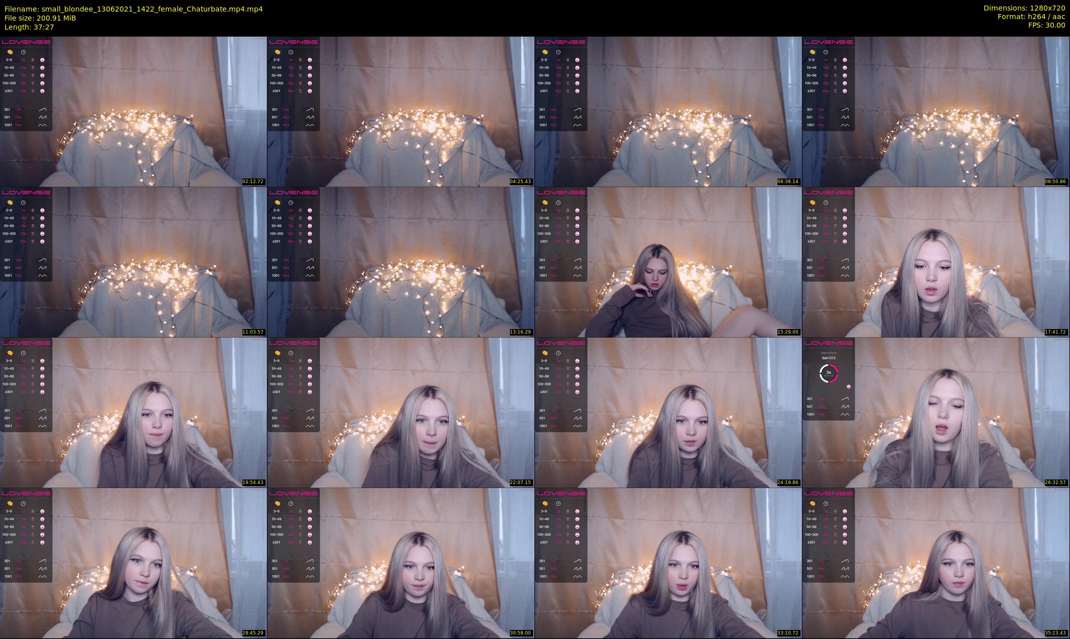 small_blondee — 38 minute Chaturbate female cam show recording, 720p, Jun 13, 2021