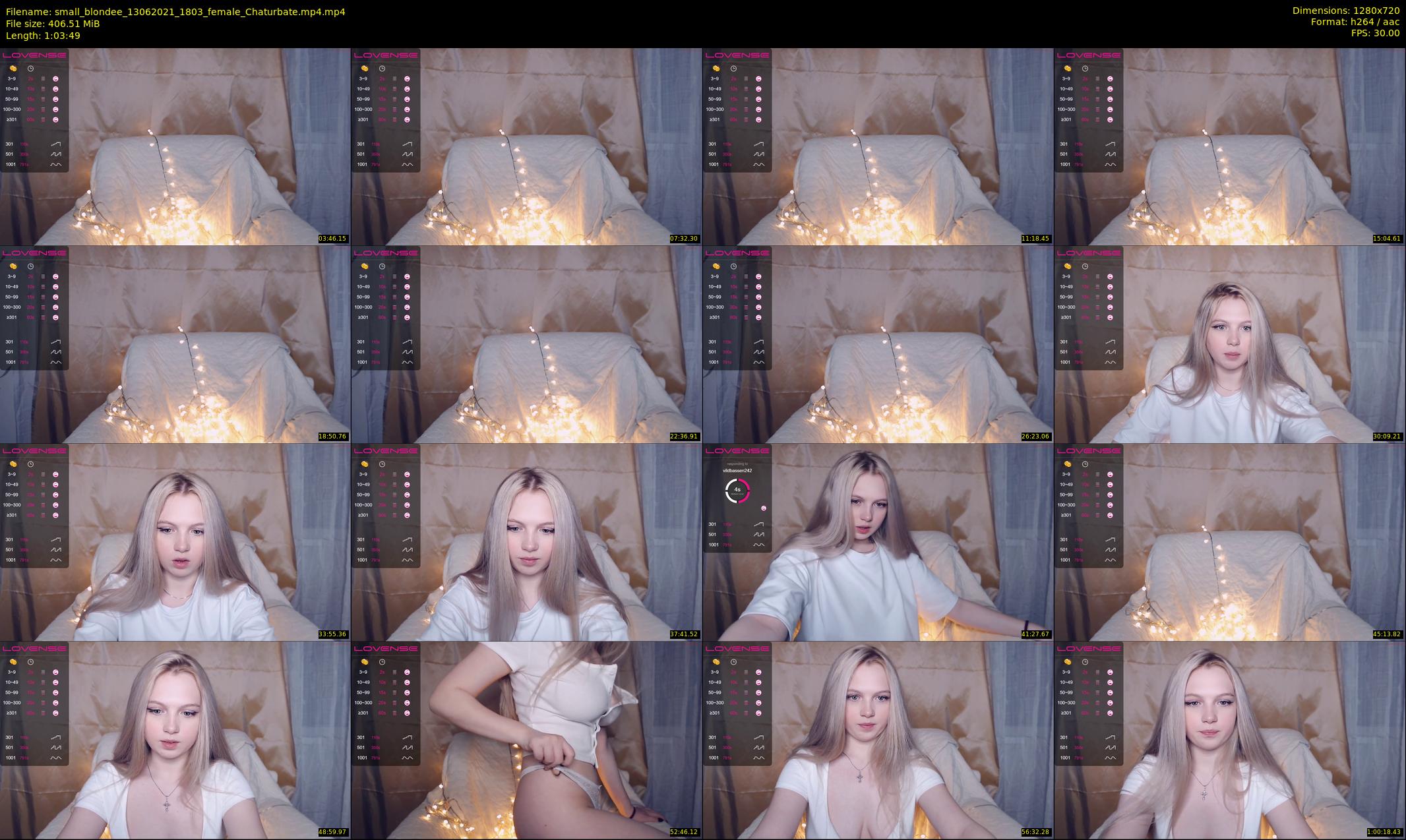 small_blondee — 64 minute Chaturbate female cam show recording, 720p, Jun 13, 2021
