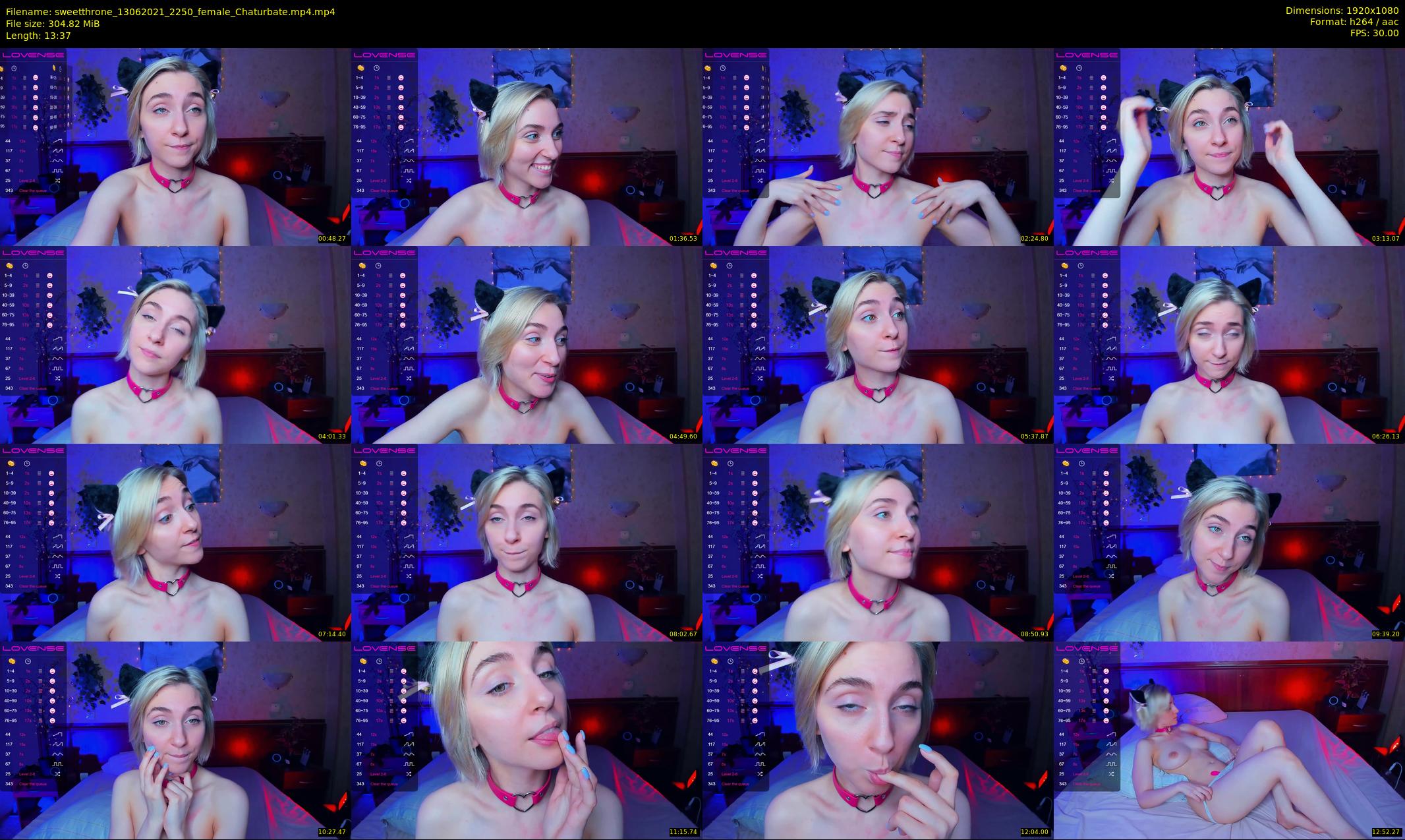 sweetthrone — 14 minute Chaturbate couple cam show recording, 1080p, Jun 13, 2021