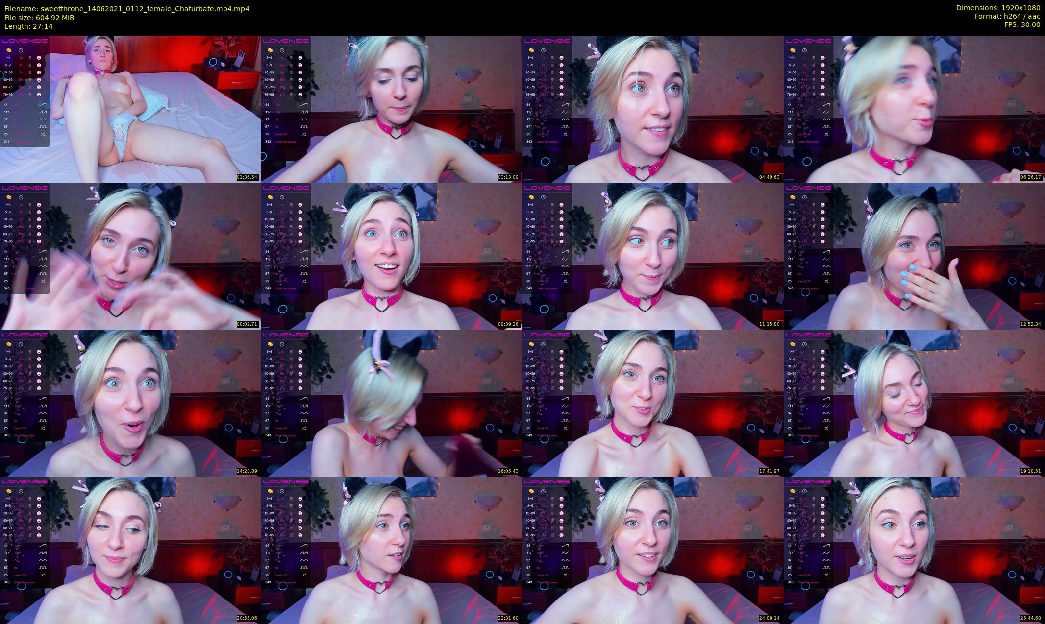 sweetthrone — 28 minute Chaturbate couple cam show recording, 1080p, Jun 14, 2021