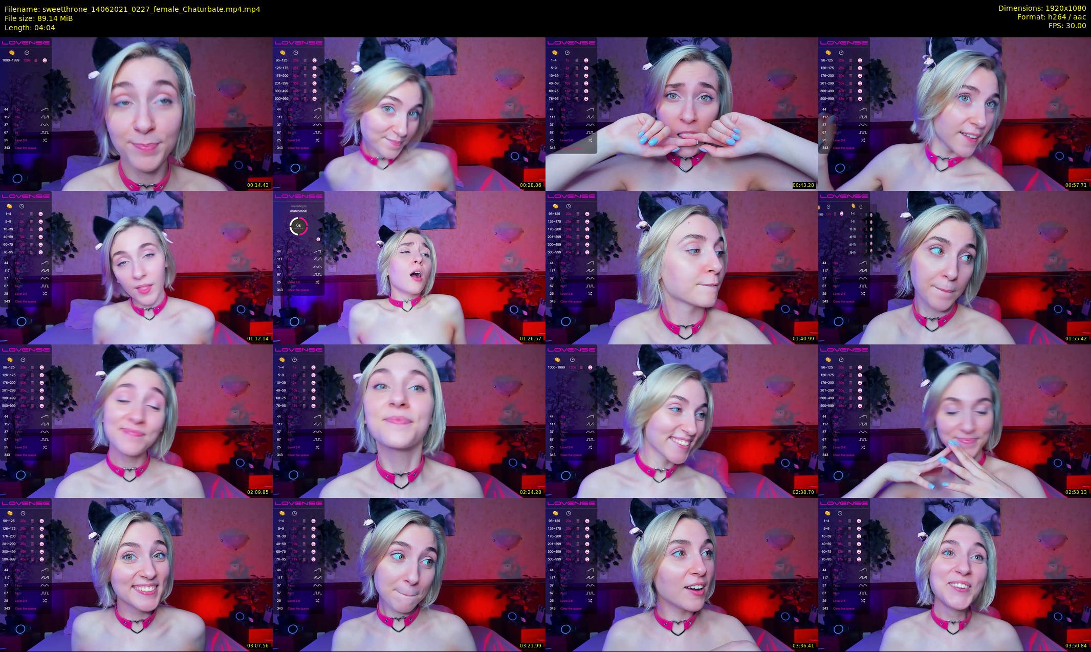 sweetthrone — 5 minute Chaturbate couple cam show recording, 1080p, Jun 14, 2021