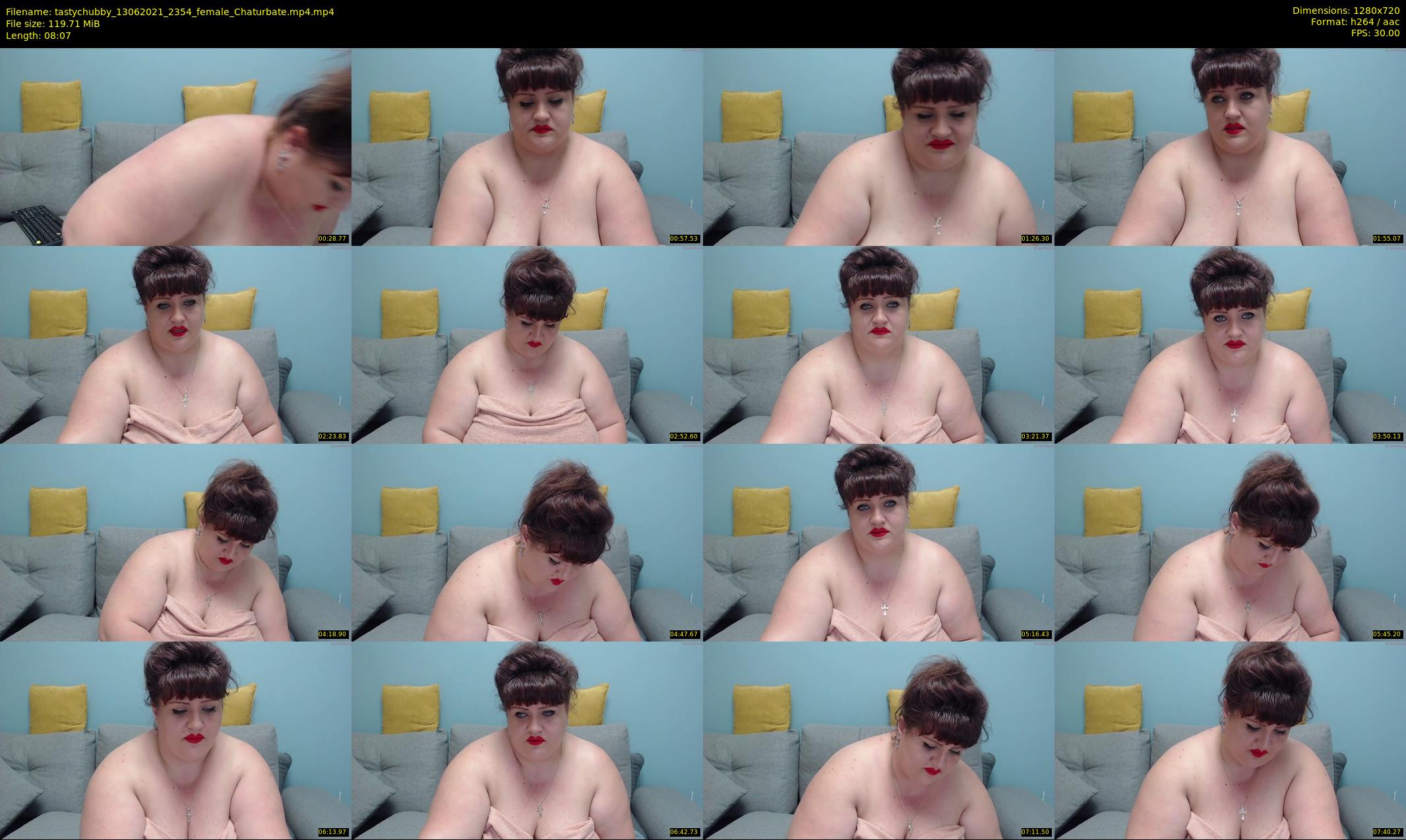tastychubby — 9 minute Chaturbate female cam show recording, 720p, Jun 13, 2021