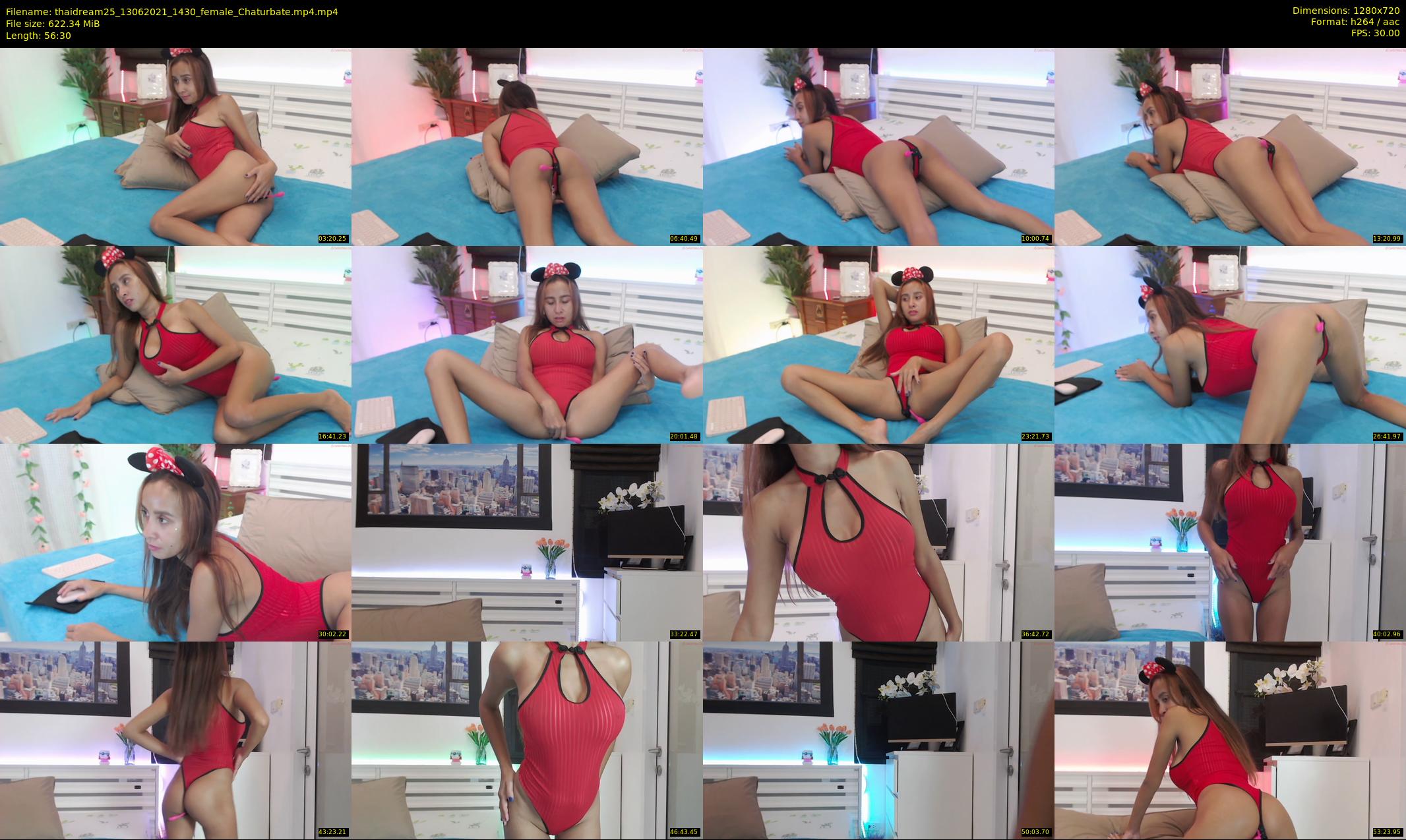 thaidream25 — 57 minute Chaturbate female cam show recording, 720p, Jun 13, 2021