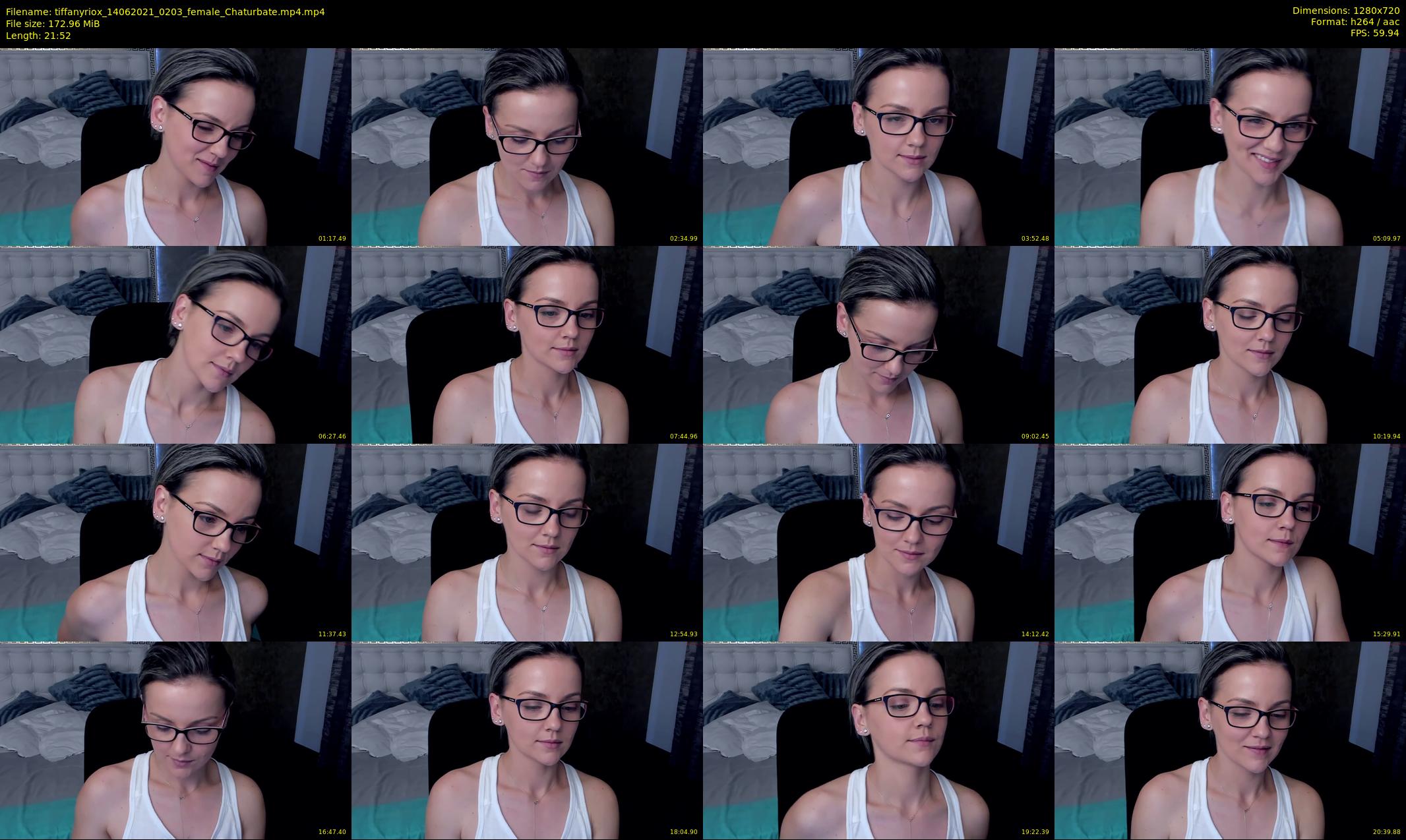 tiffanyriox — 22 minute Chaturbate female cam show recording, 720p, Jun 14, 2021