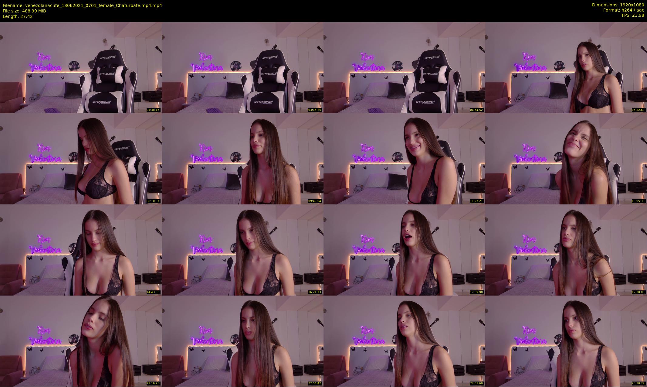 venezolanacute — 28 minute Chaturbate female cam show recording, 1080p, Jun 13, 2021