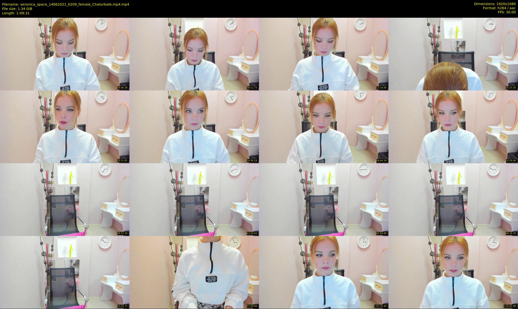 veronica_space — 70 minute Chaturbate female cam show recording, 1080p, Jun 14, 2021
