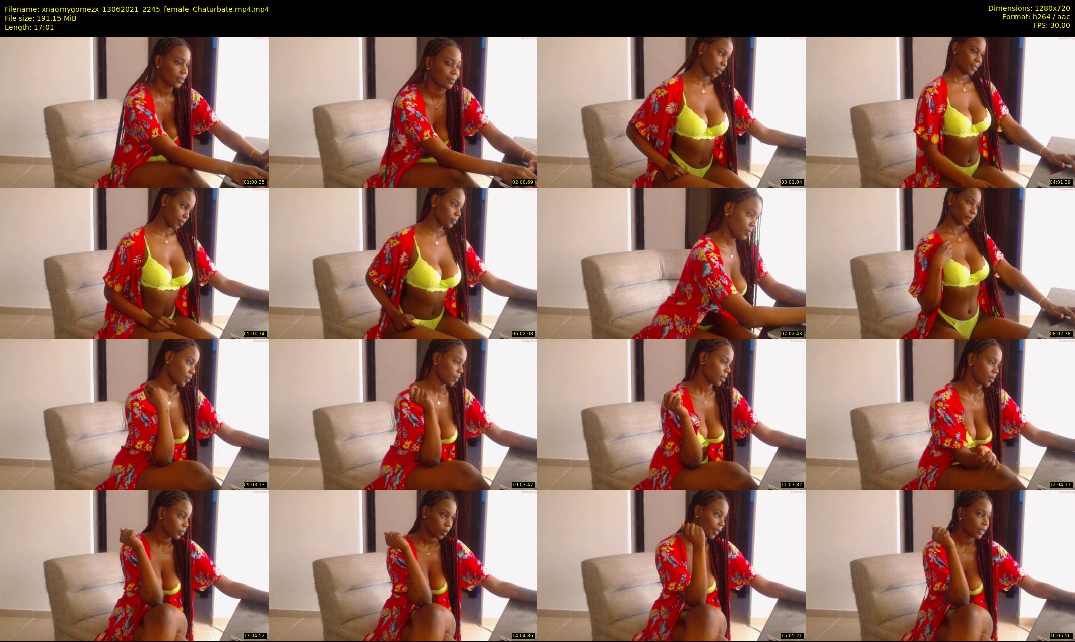 xnaomygomezx — 18 minute Chaturbate female cam show recording, 720p, Jun 13, 2021