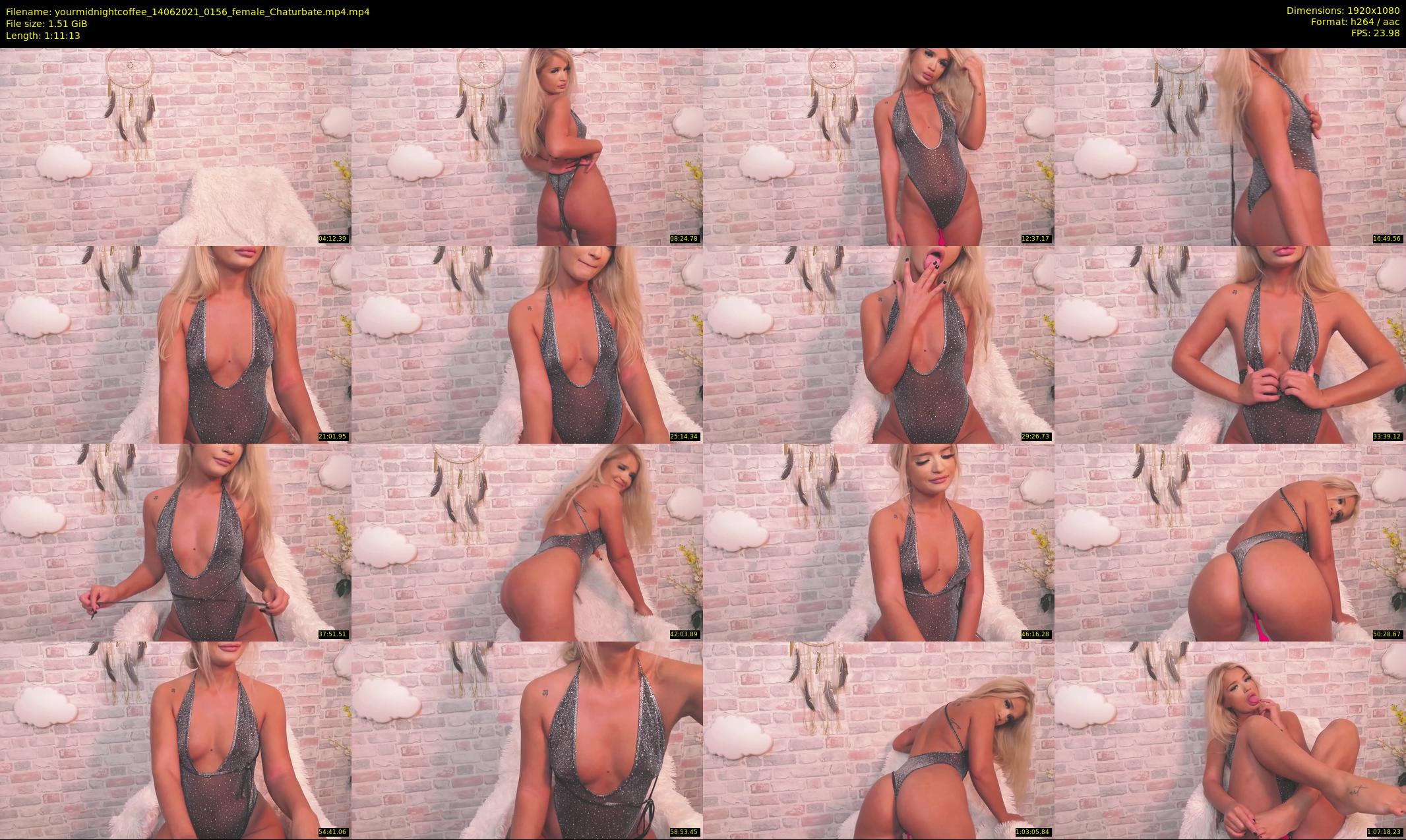 yourmidnightcoffee — 72 minute Chaturbate female cam show recording, 1080p, Jun 14, 2021