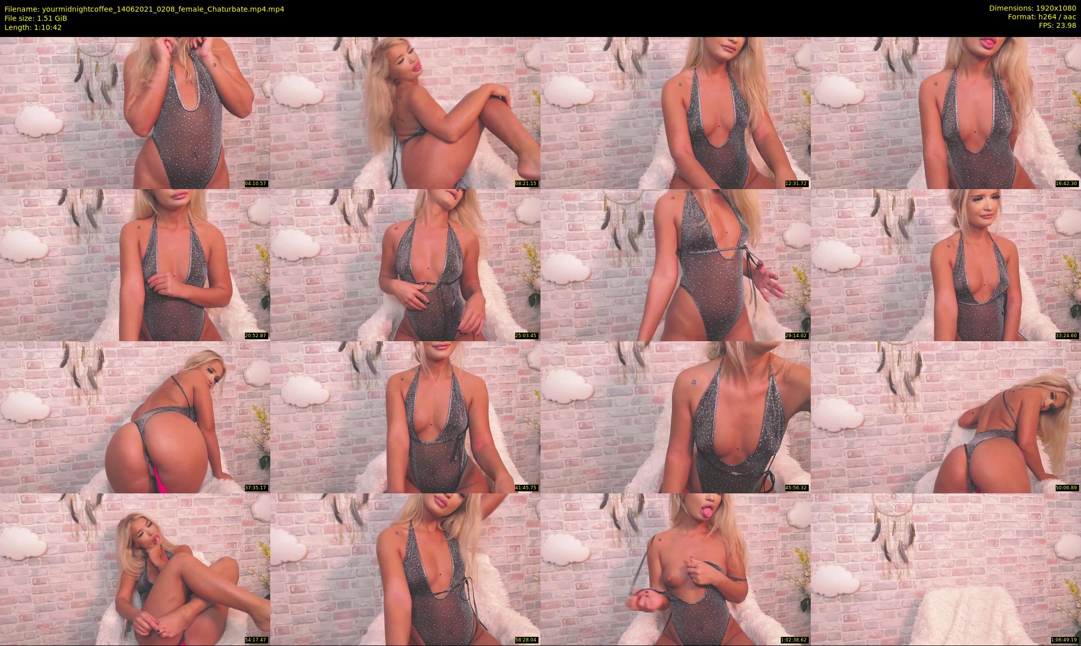 yourmidnightcoffee — 71 minute Chaturbate female cam show recording, 1080p, Jun 14, 2021