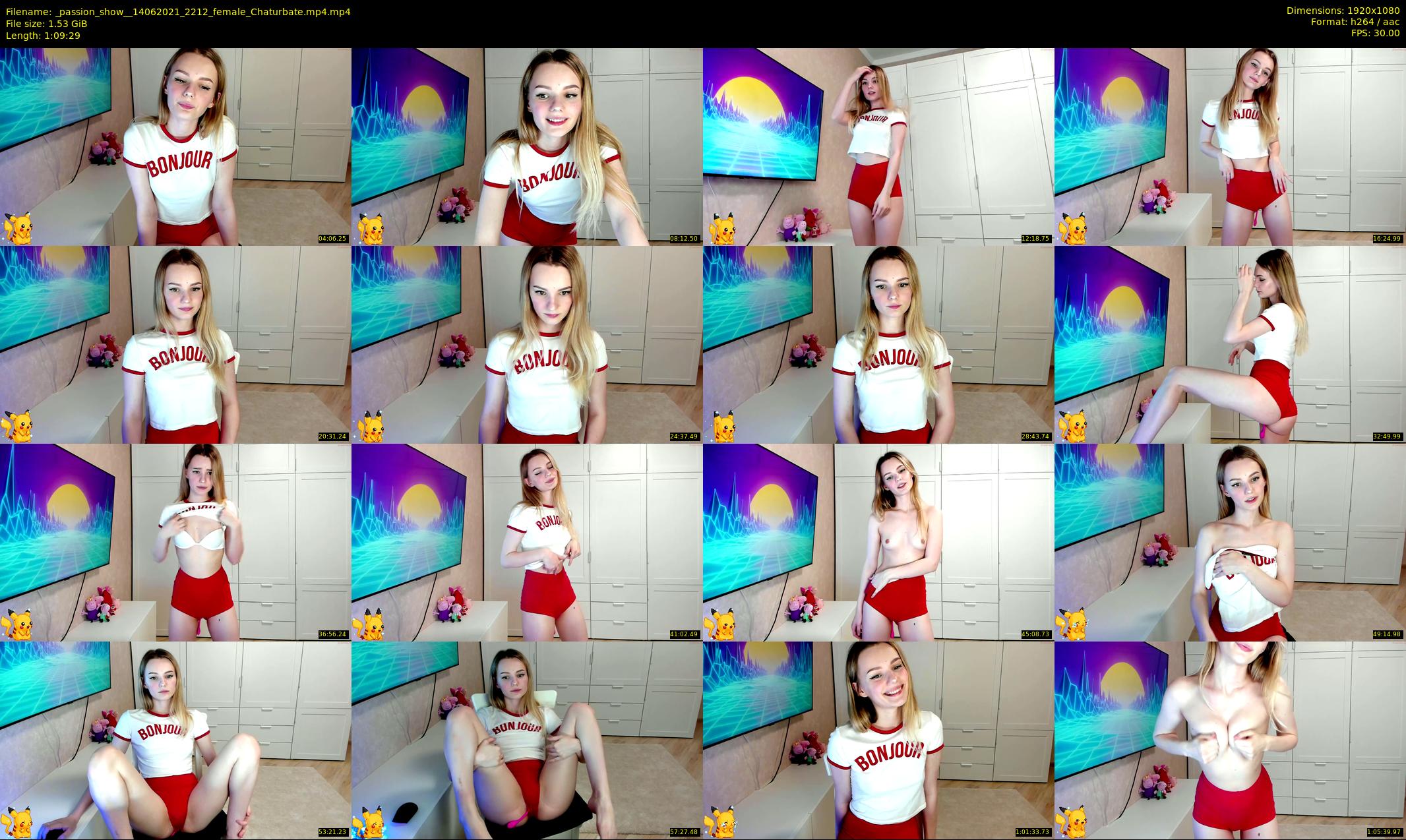_passion_show_ — 70 minute Chaturbate couple cam show recording, 1080p, Jun 14, 2021
