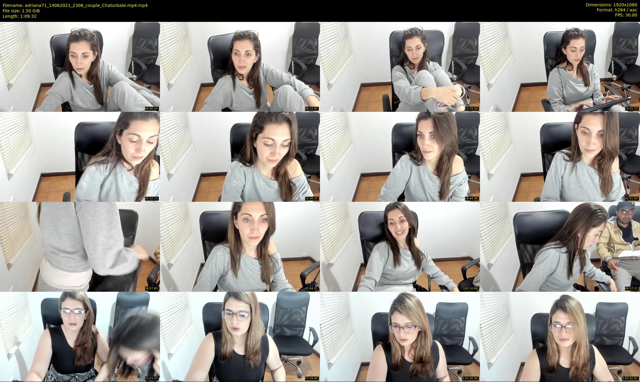 adriana71 — 70 minute Chaturbate couple cam show recording, 1080p, Jun 14, 2021
