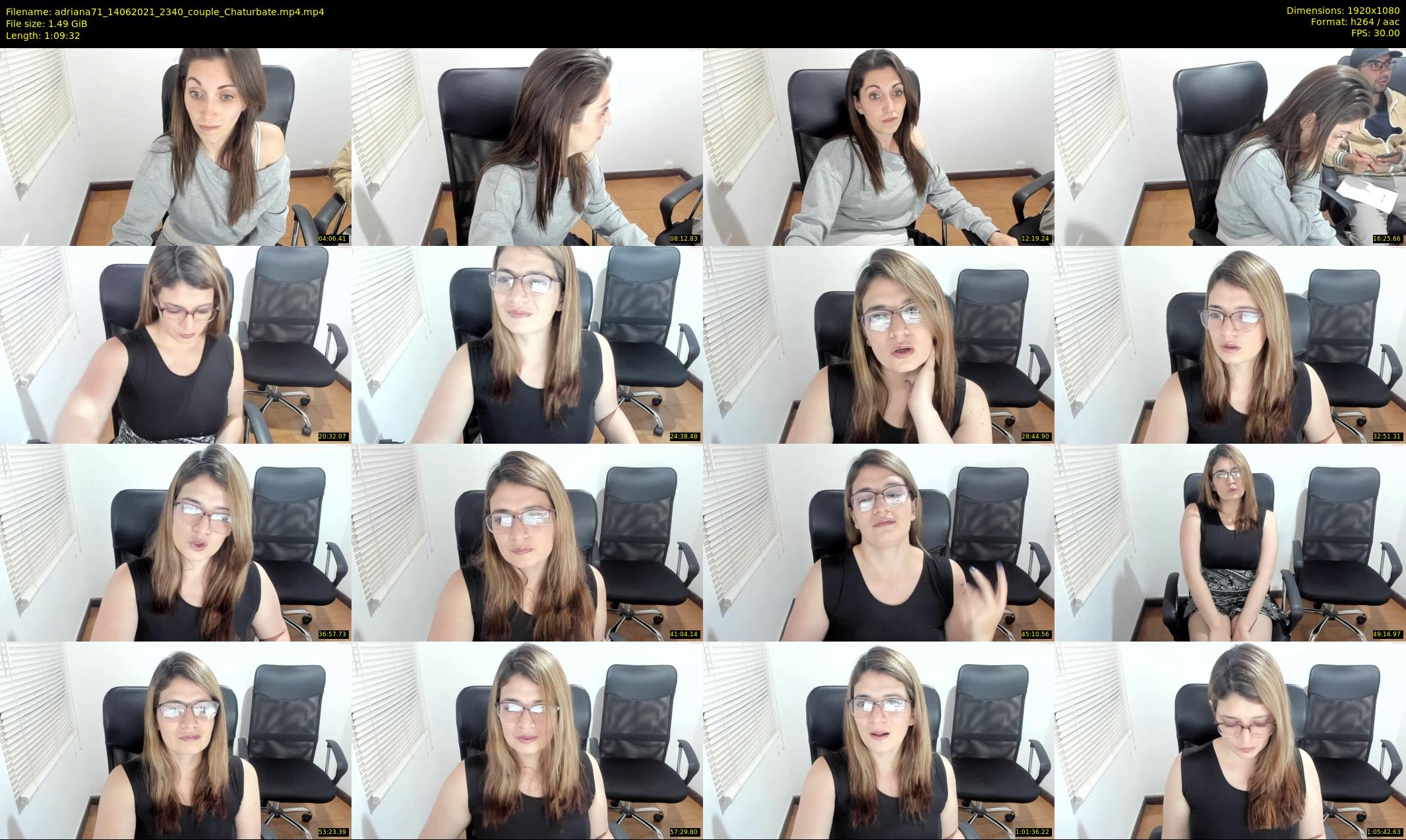 adriana71 — 70 minute Chaturbate couple cam show recording, 1080p, Jun 14, 2021