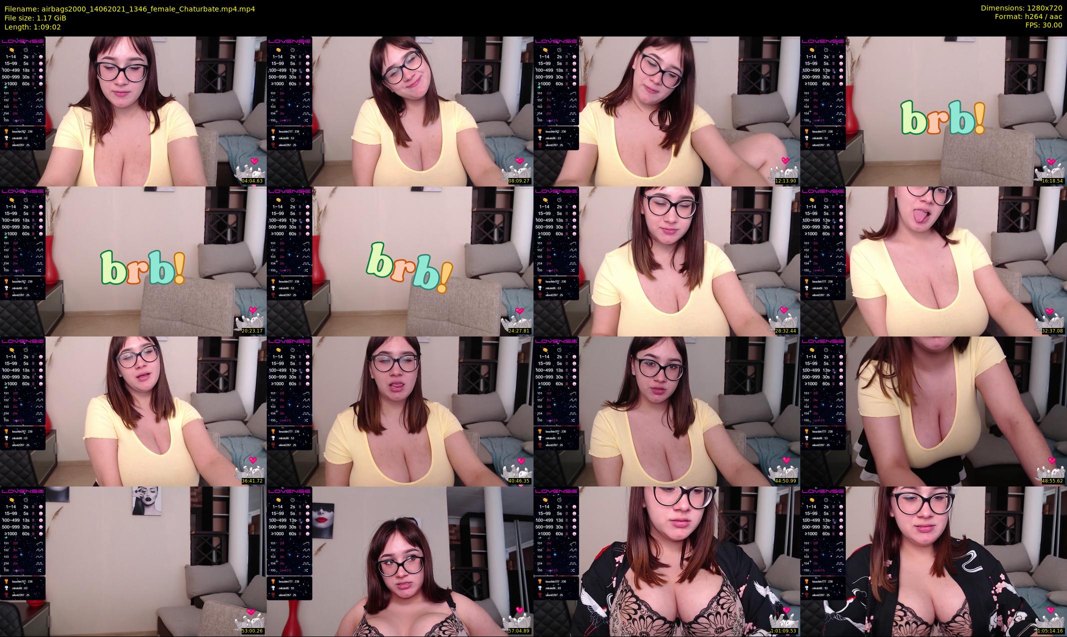 airbags2000 — 70 minute Chaturbate female cam show recording, 720p, Jun 14, 2021