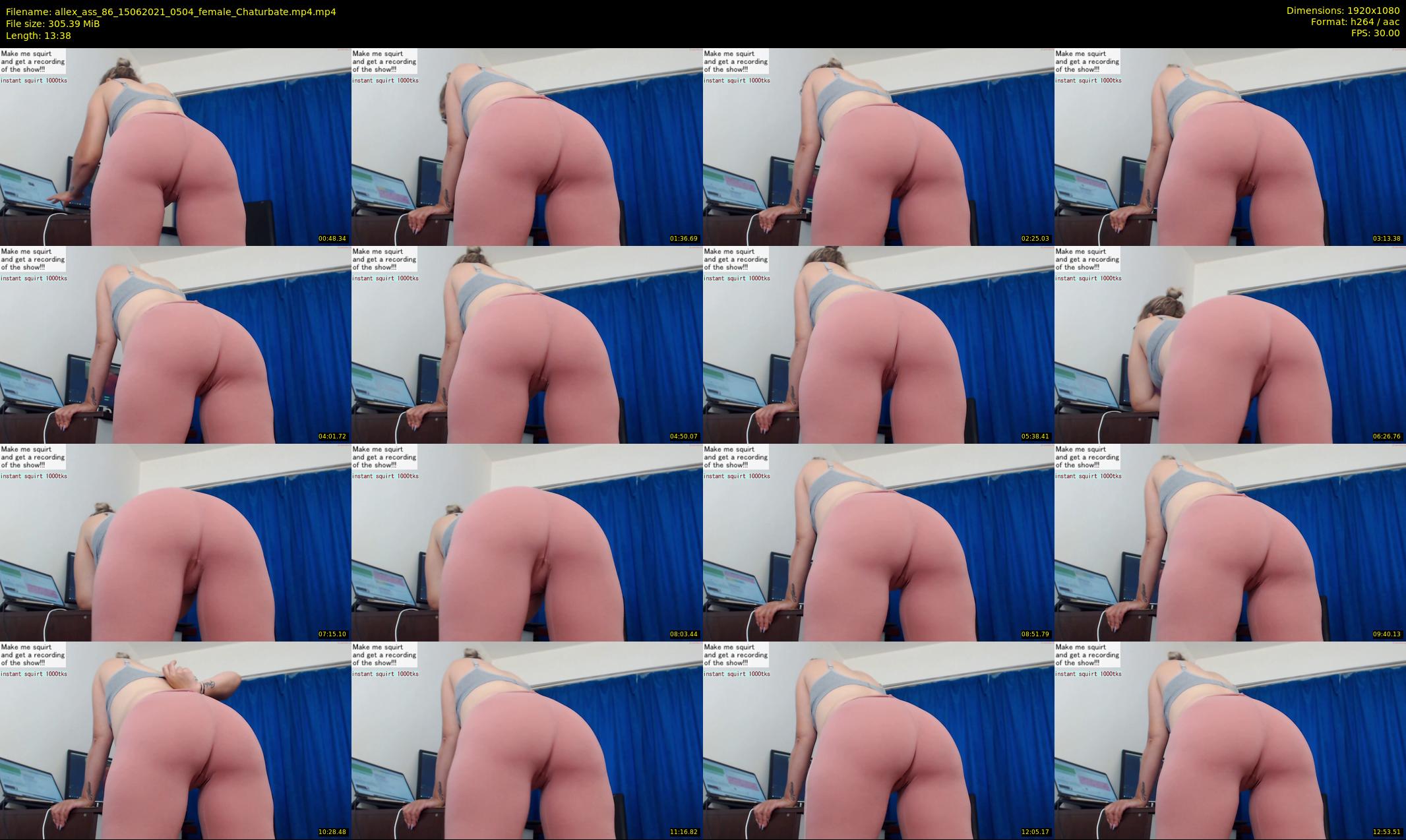 allex_ass_86 — 14 minute Chaturbate female cam show recording, 1080p, Jun 15, 2021