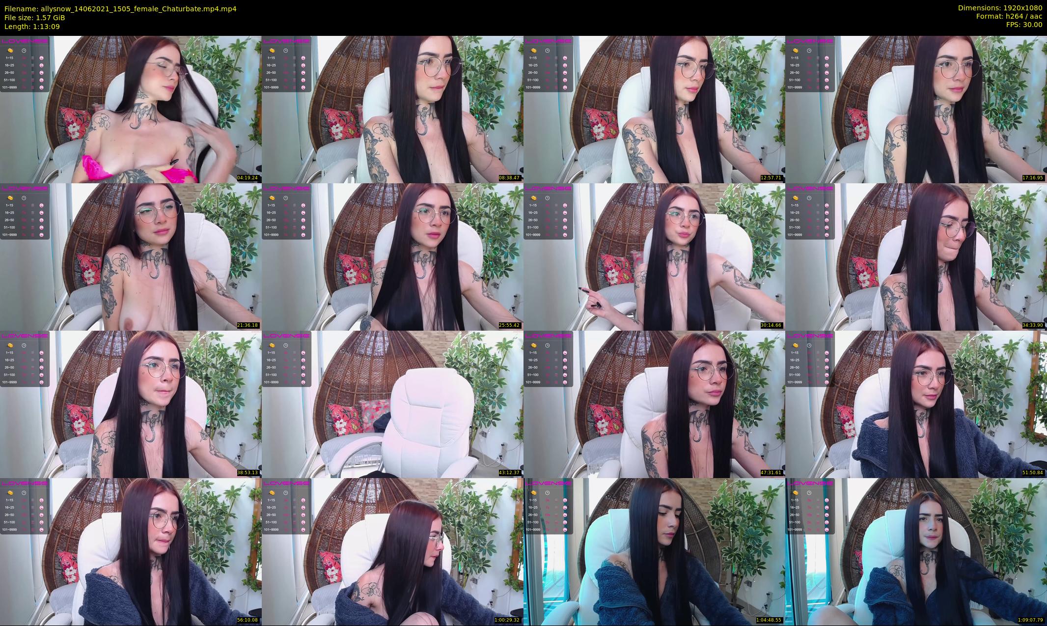 allysnow — 74 minute Chaturbate female cam show recording, 1080p, Jun 14, 2021
