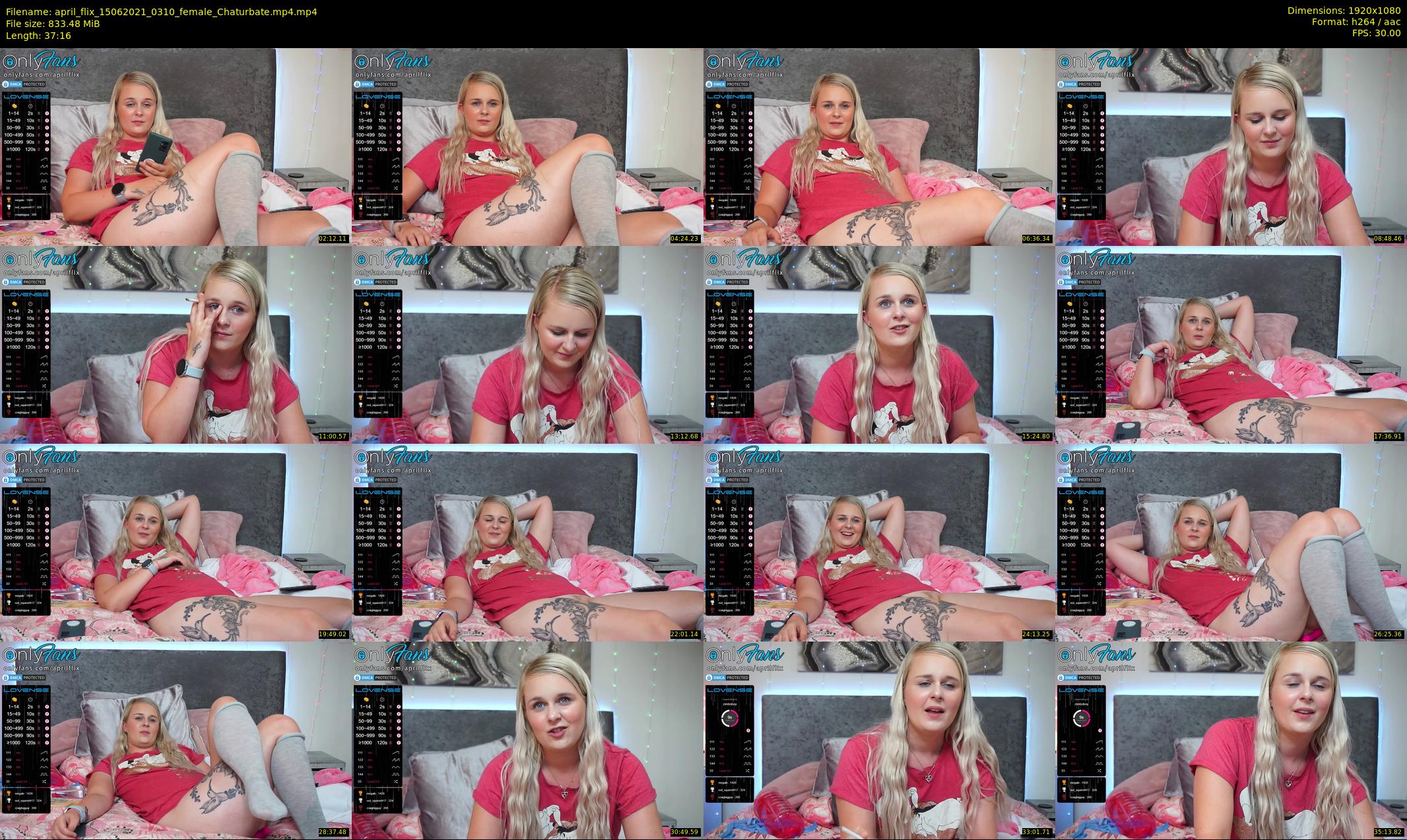 april_flix — 38 minute Chaturbate female cam show recording, 1080p, Jun 15, 2021