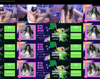 arielking69 — 9 minute Chaturbate female cam show recording, 1080p, Jun 14, 2021