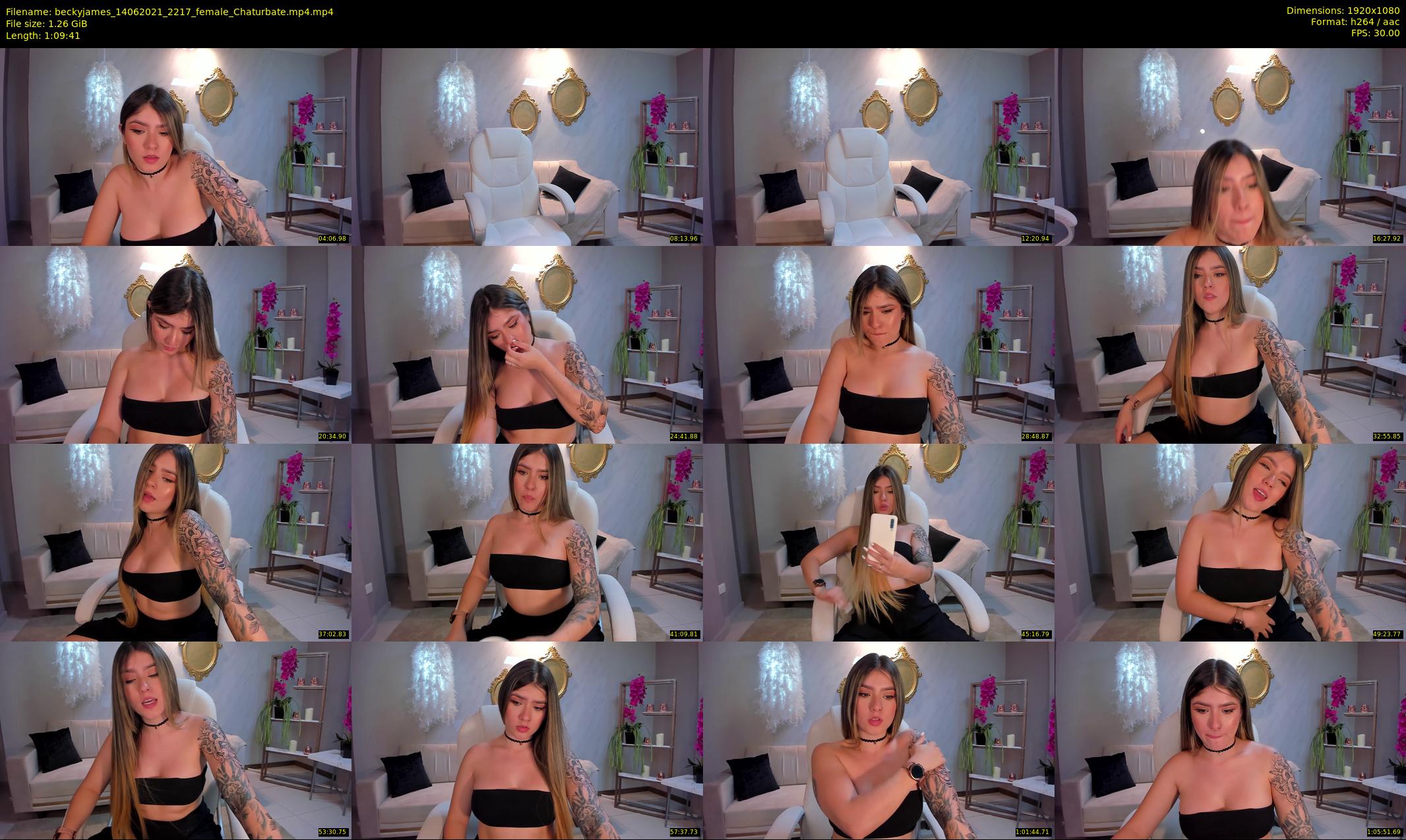 beckyjames — 70 minute Chaturbate female cam show recording, 1080p, Jun 14, 2021