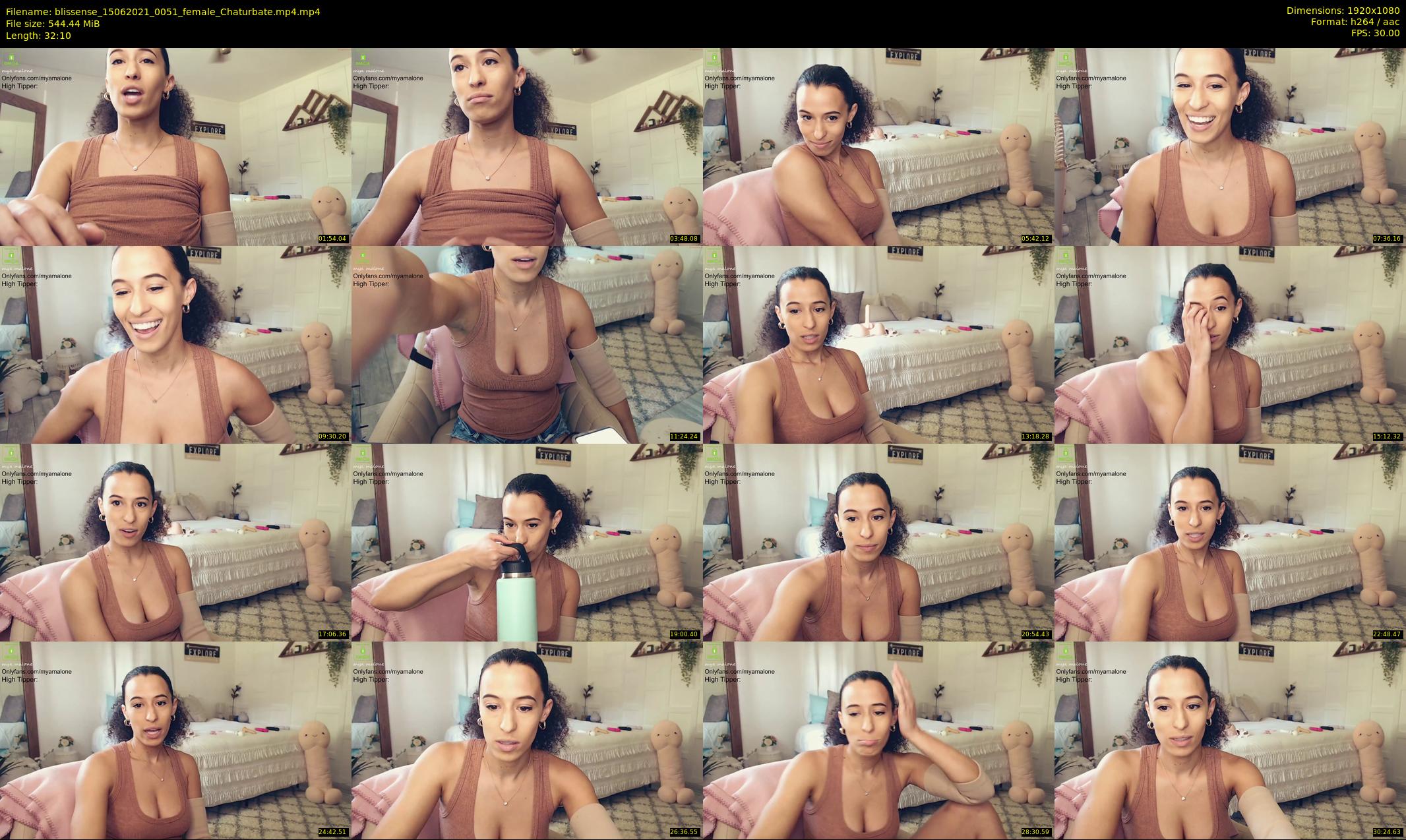 blissense — 33 minute Chaturbate female cam show recording, 1080p, Jun 15, 2021