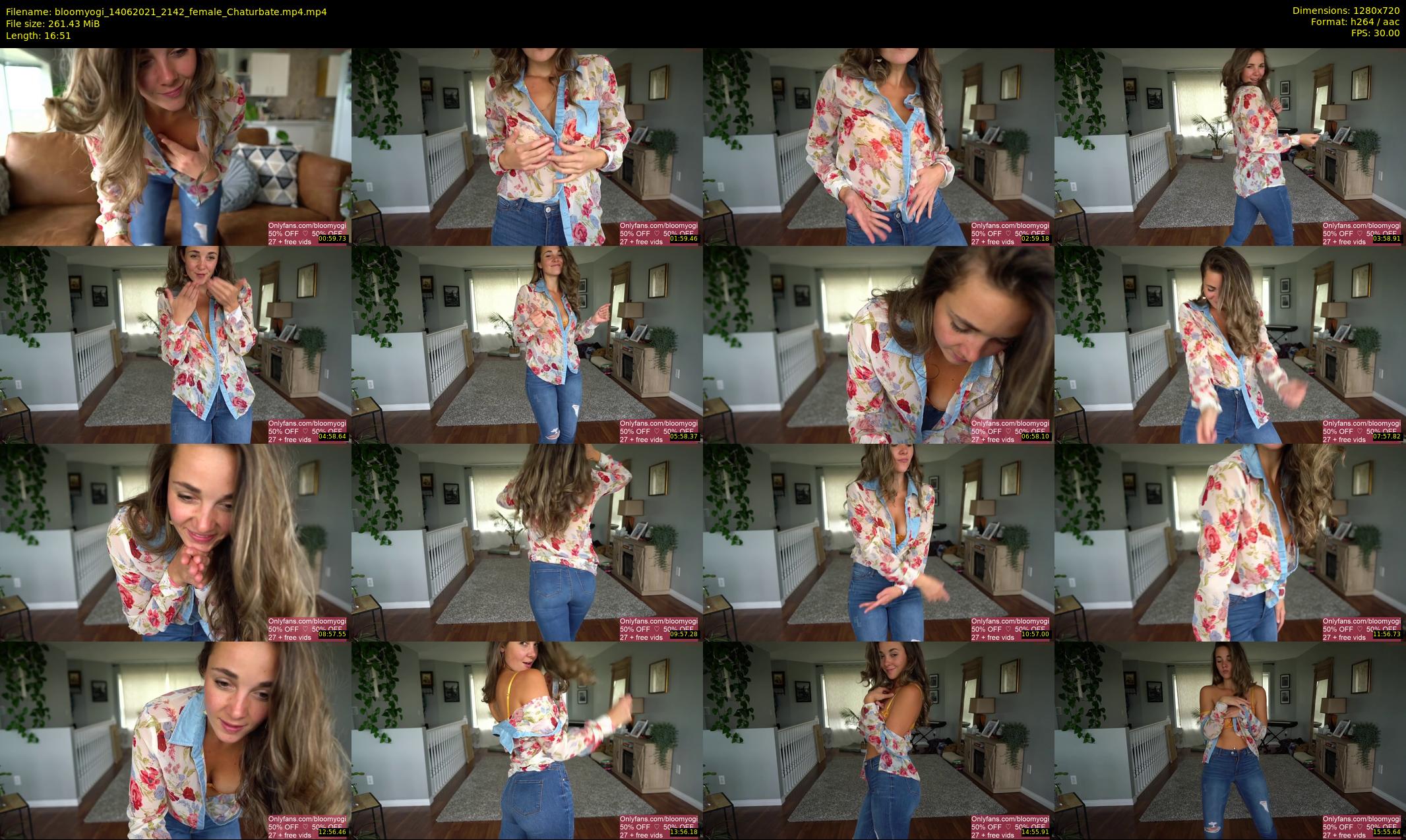 bloomyogi — 17 minute Chaturbate female cam show recording, 720p, Jun 14, 2021