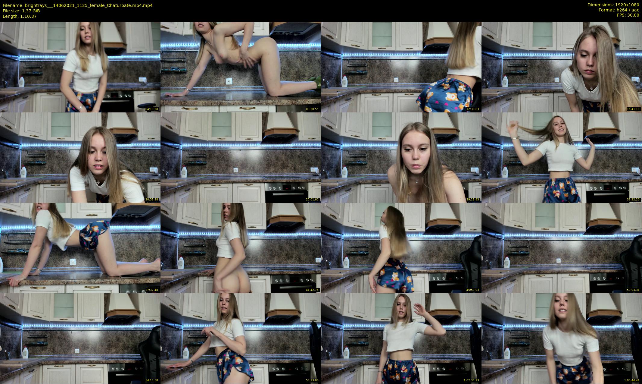 brightrays__ — 71 minute Chaturbate female cam show recording, 1080p, Jun 14, 2021