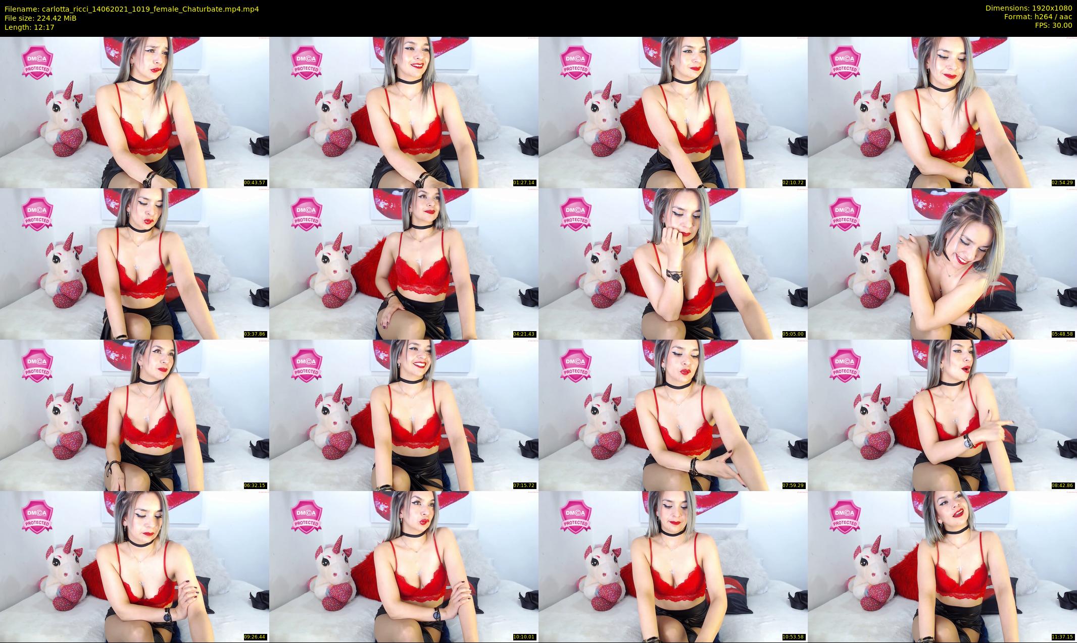 carlotta_ricci — 13 minute Chaturbate female cam show recording, 1080p, Jun 14, 2021