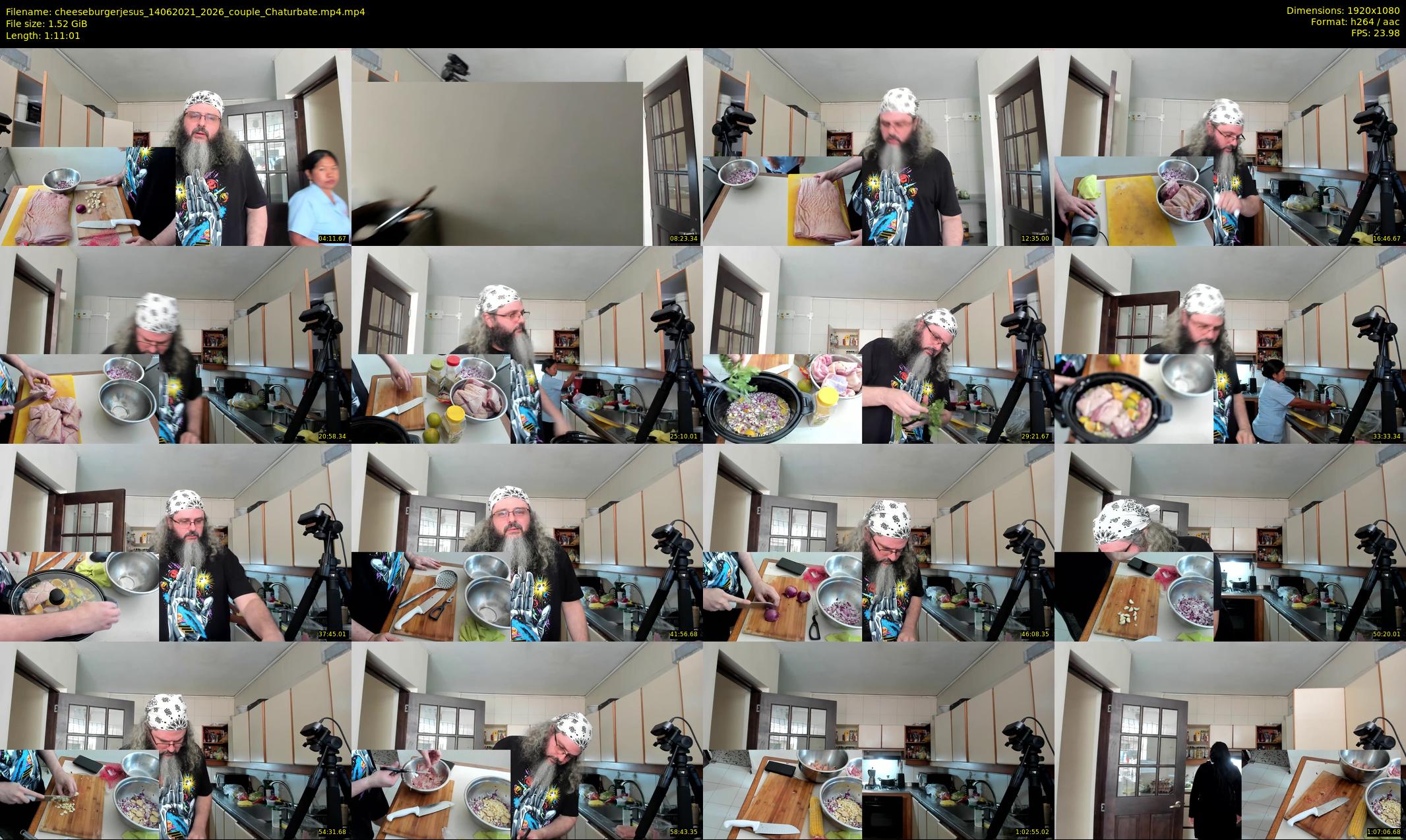 cheeseburgerjesus — 72 minute Chaturbate couple cam show recording, 1080p, Jun 14, 2021