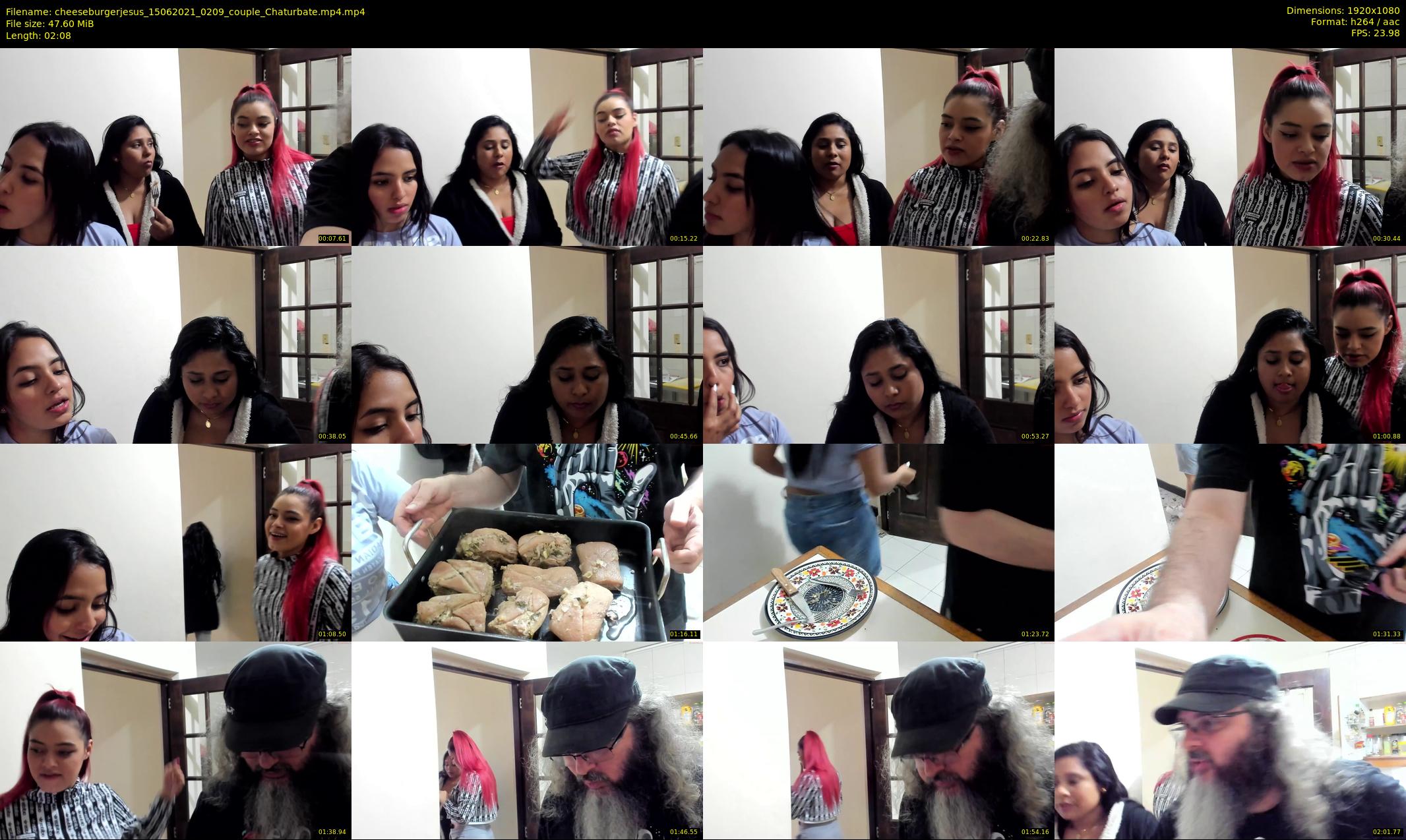 cheeseburgerjesus — 3 minute Chaturbate couple cam show recording, 1080p, Jun 15, 2021