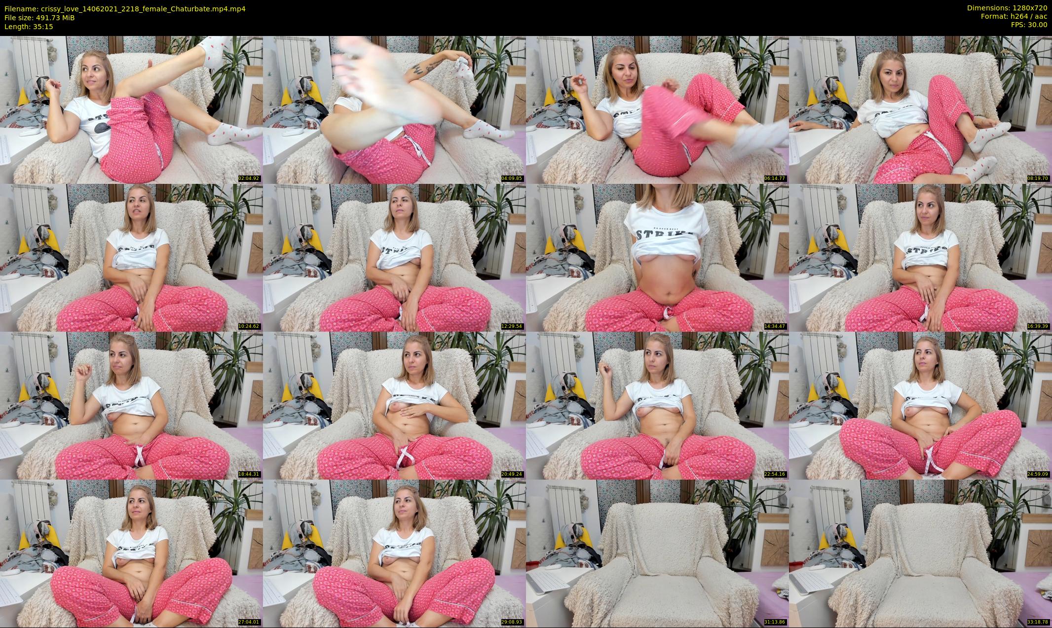 crissy_love — 36 minute Chaturbate female cam show recording, 720p, Jun 14, 2021