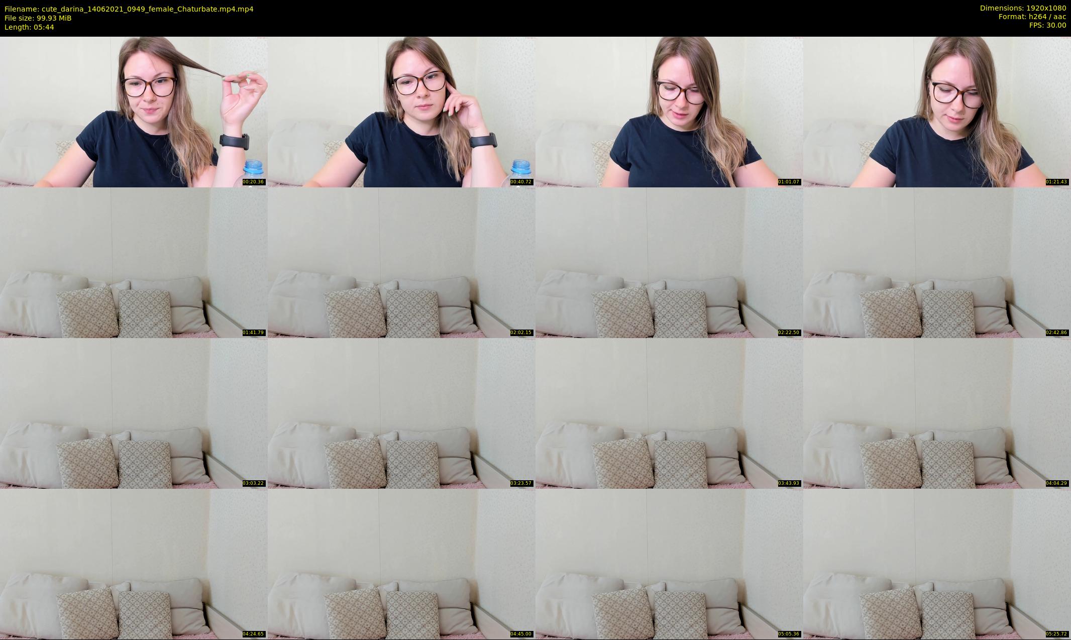 cute_darina — 6 minute Chaturbate female cam show recording, 1080p, Jun 14, 2021