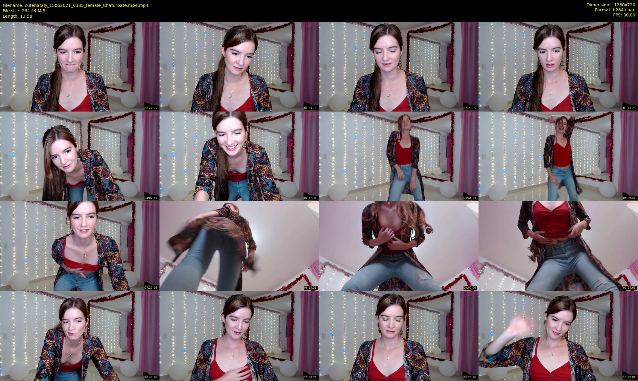 cutenataly — 14 minute Chaturbate female cam show recording, 720p, Jun 15, 2021