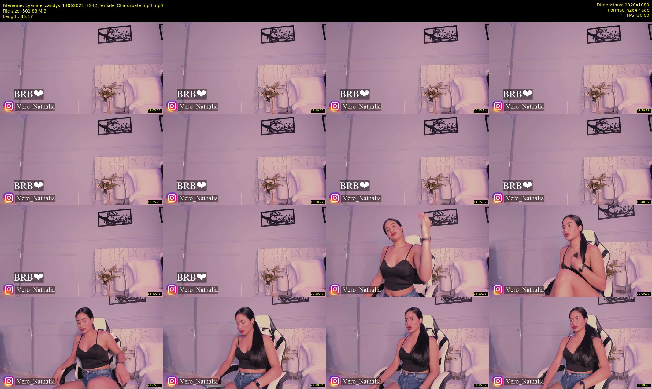 cyanide_candys — 36 minute Chaturbate female cam show recording, 1080p, Jun 14, 2021