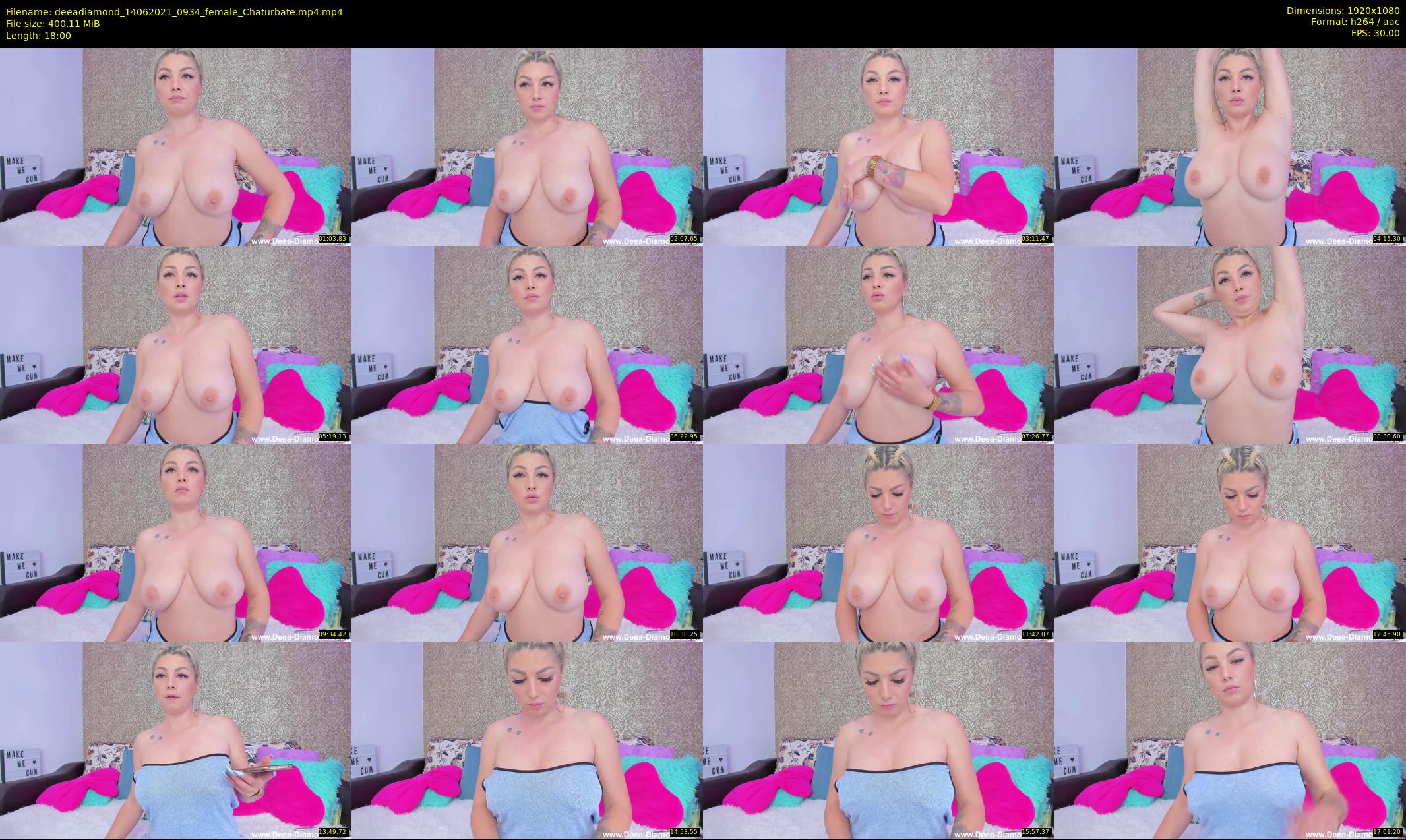 deeadiamond — 18 minute Chaturbate female cam show recording, 1080p, Jun 14, 2021