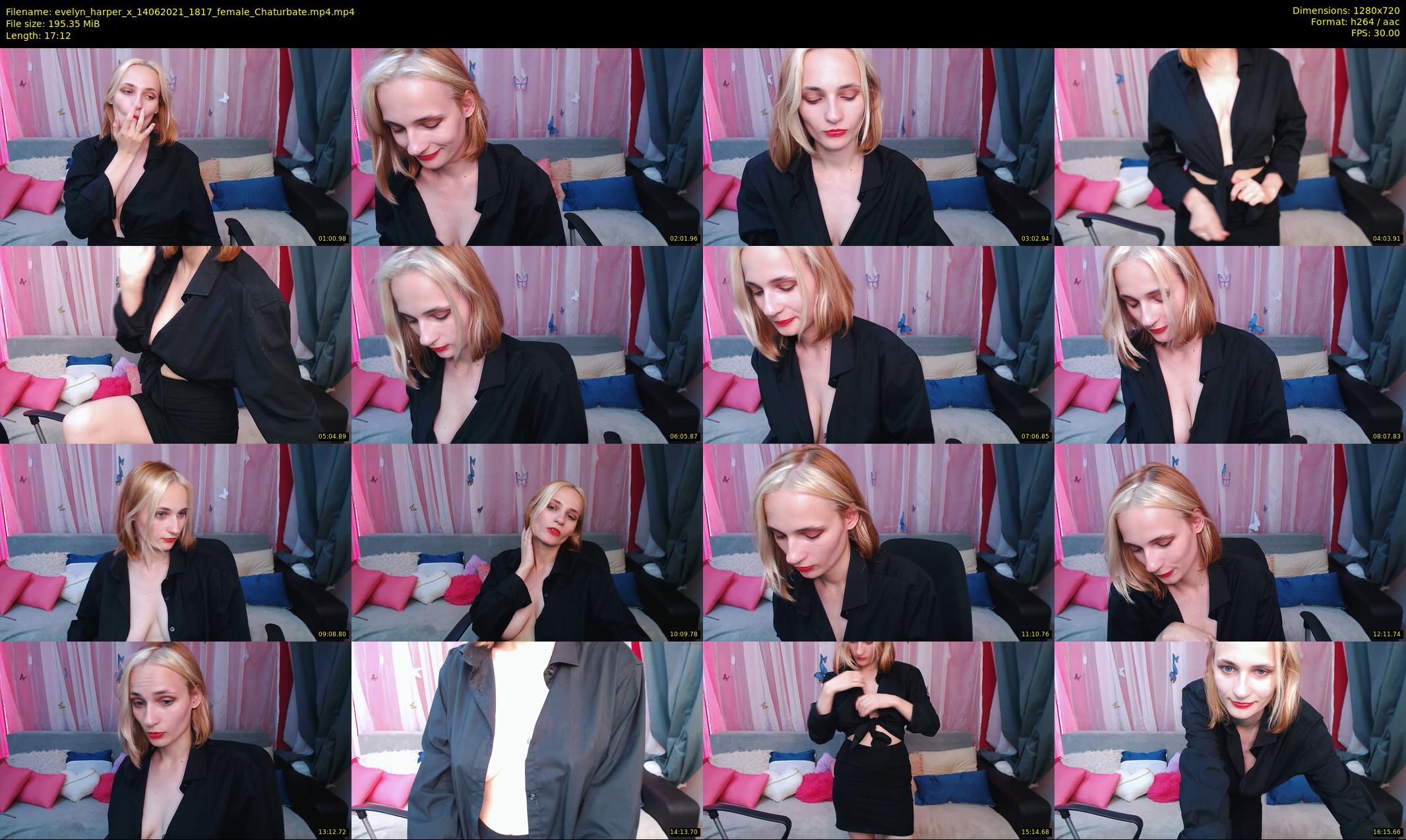 evelyn_harper_x — 18 minute Chaturbate female cam show recording, 720p, Jun 14, 2021