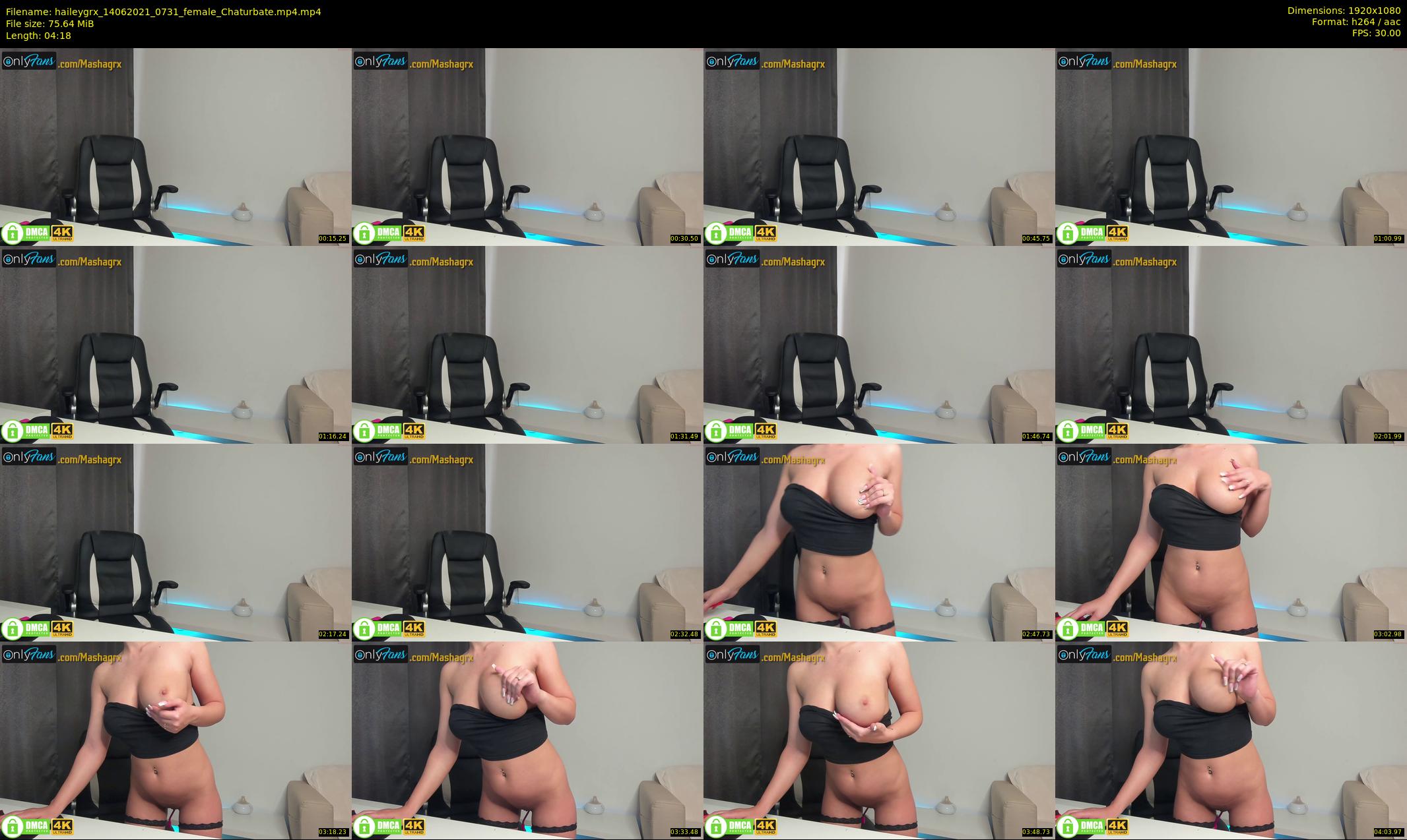 haileygrx — 5 minute Chaturbate female cam show recording, 1080p, Jun 14, 2021