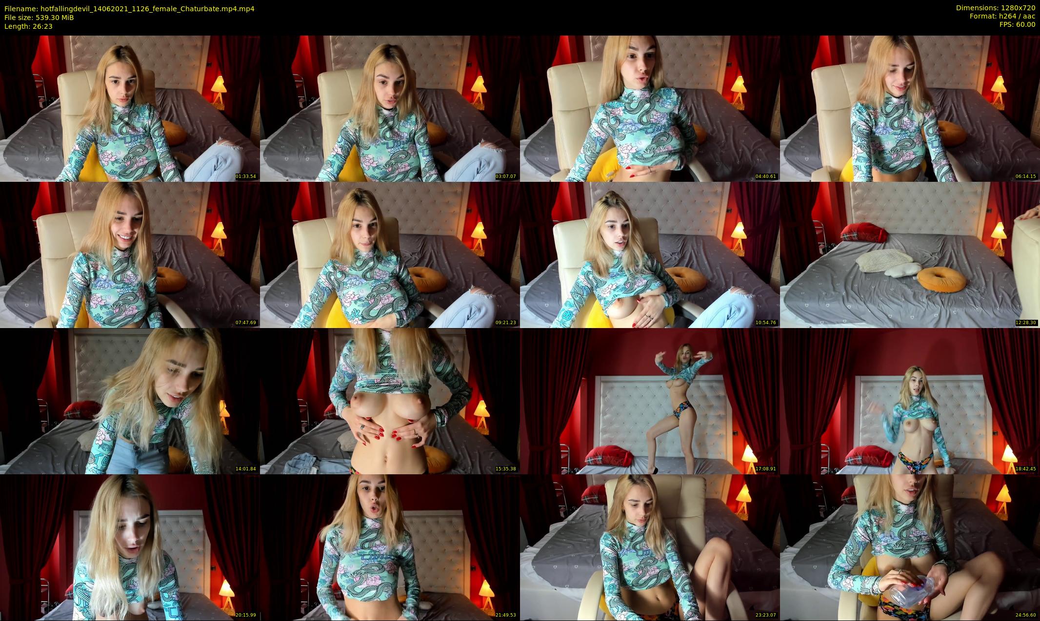 hotfallingdevil — 27 minute Chaturbate female cam show recording, 720p, Jun 14, 2021