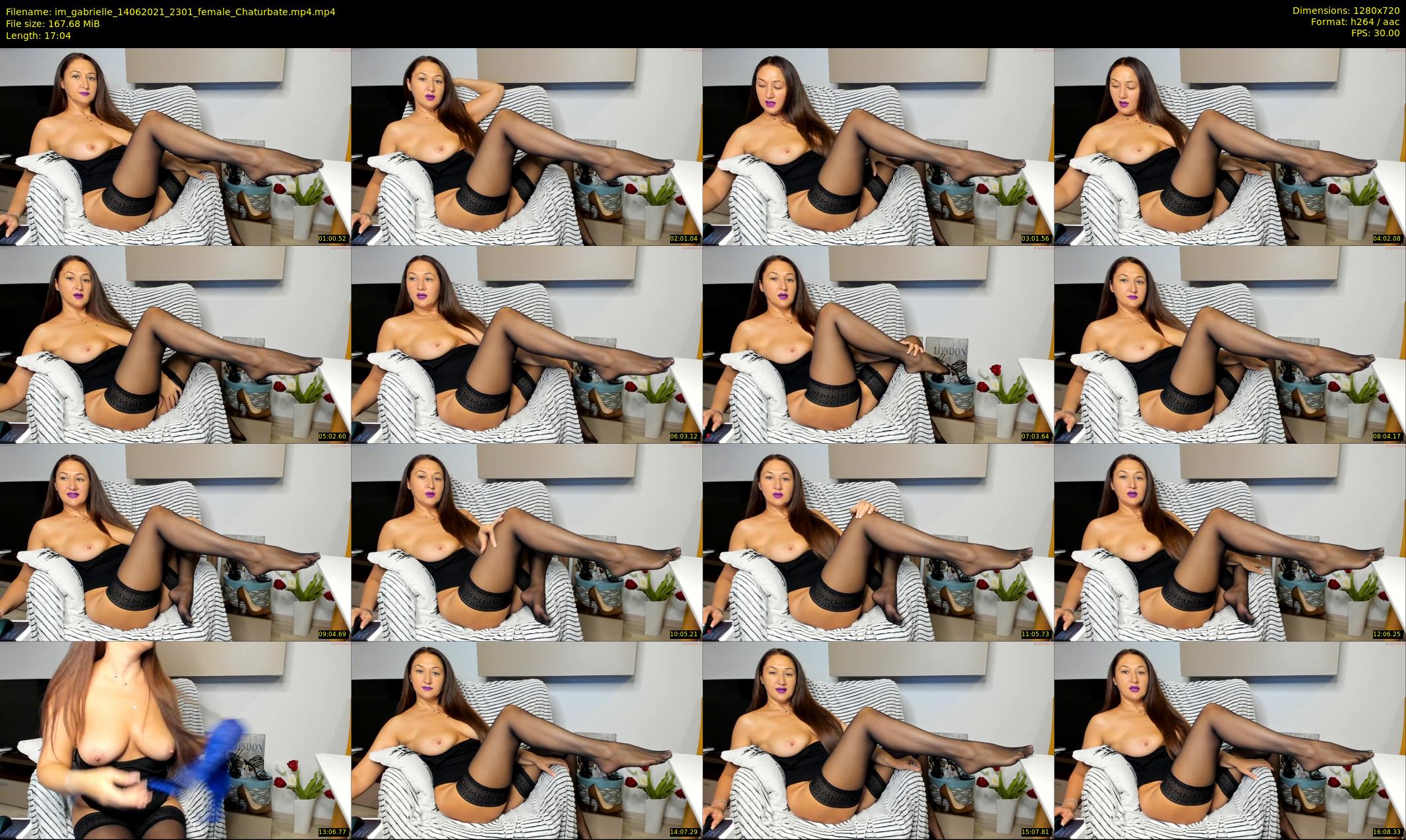 im_gabrielle — 18 minute Chaturbate female cam show recording, 720p, Jun 14, 2021