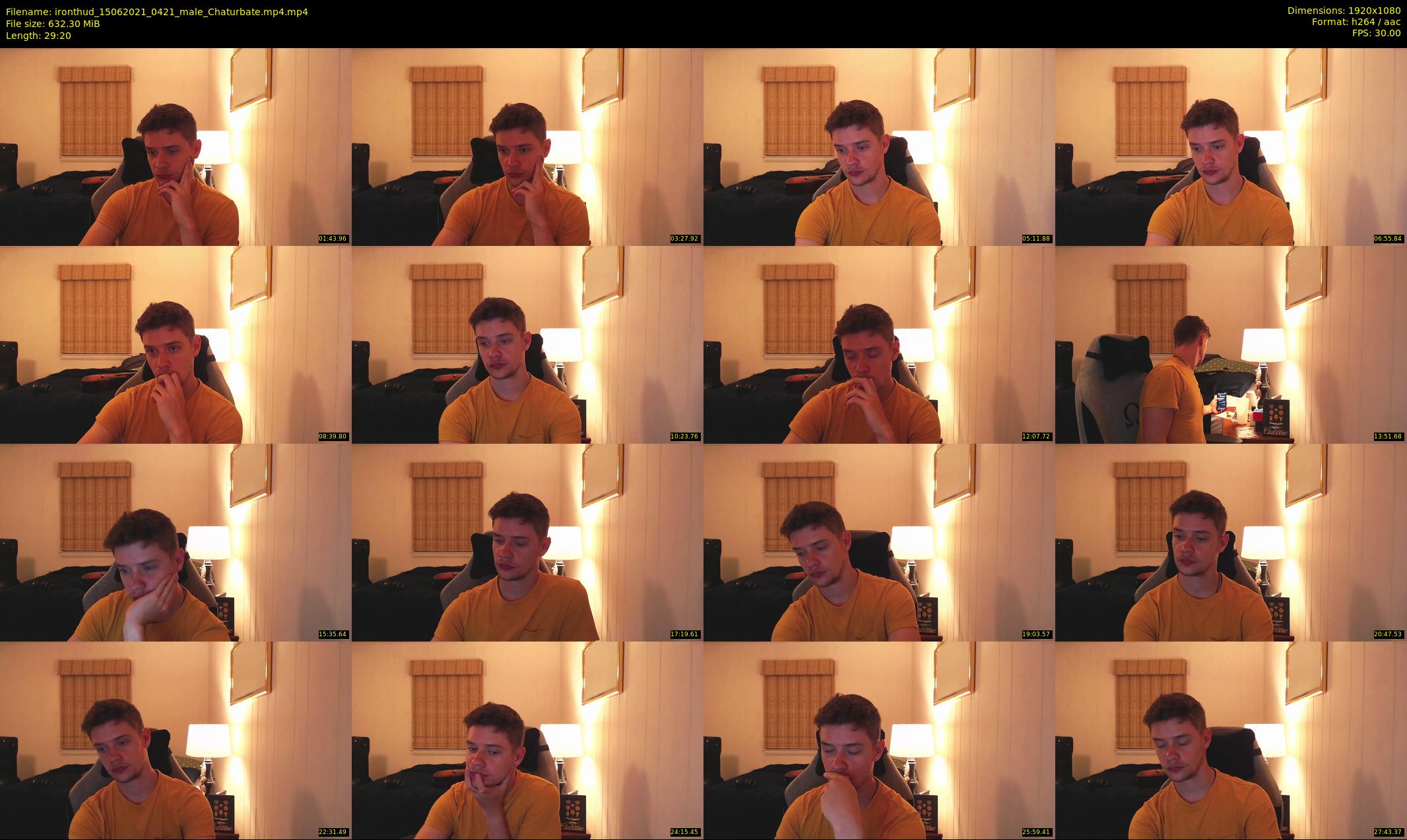 ironthud — 30 minute Chaturbate male cam show recording, 1080p, Jun 15, 2021