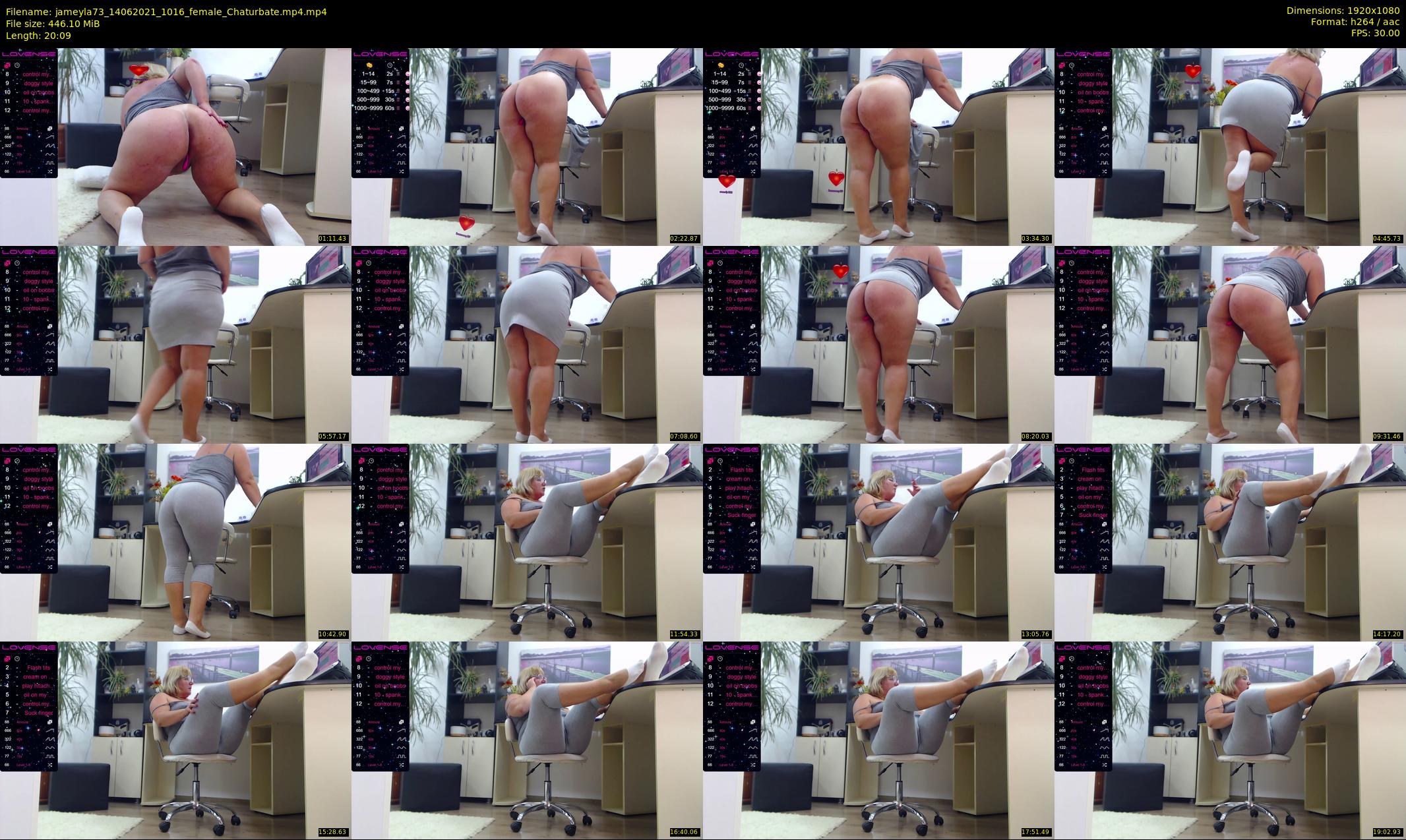 jameyla73 — 21 minute Chaturbate female cam show recording, 1080p, Jun 14, 2021