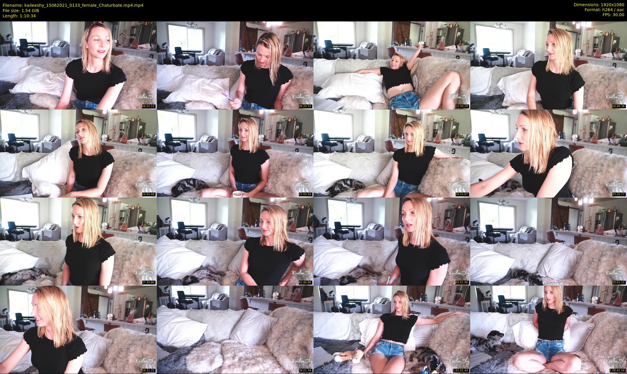 kaileeshy — 71 minute Chaturbate female cam show recording, 1080p, Jun 15, 2021