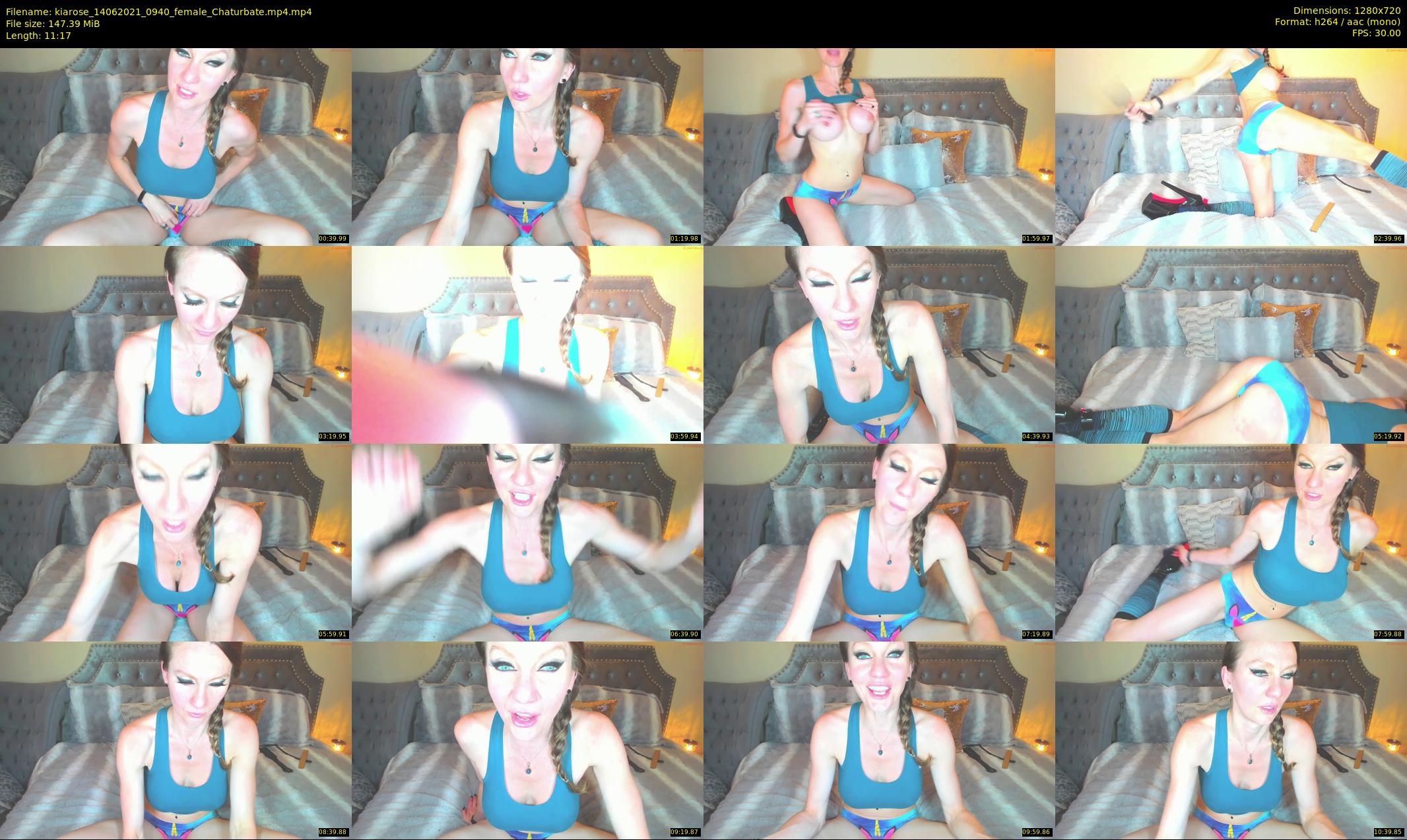 kiarose — 12 minute Chaturbate female cam show recording, 720p, Jun 14, 2021
