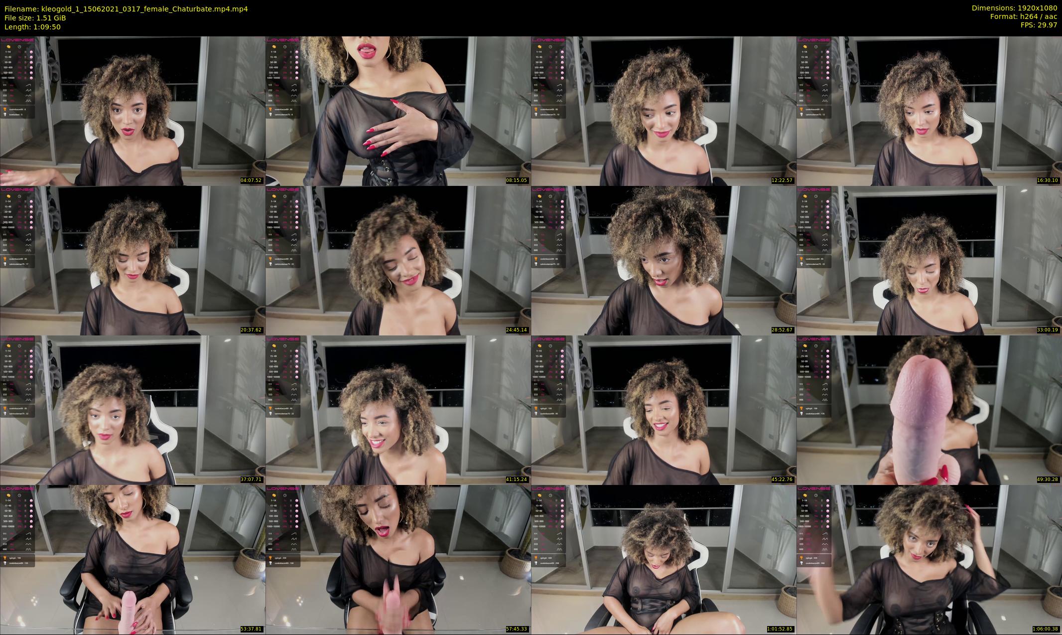 kleogold_1 — 70 minute Chaturbate female cam show recording, 1080p, Jun 15, 2021