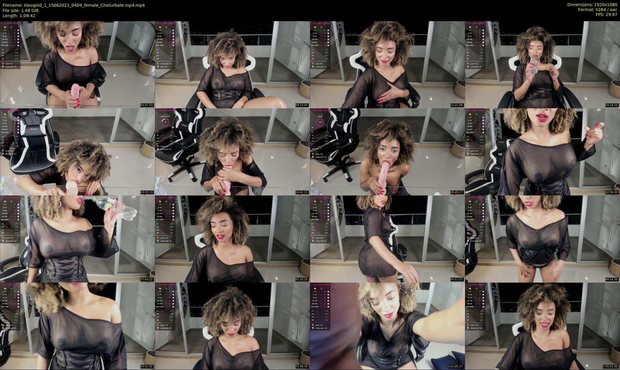 kleogold_1 — 70 minute Chaturbate female cam show recording, 1080p, Jun 15, 2021
